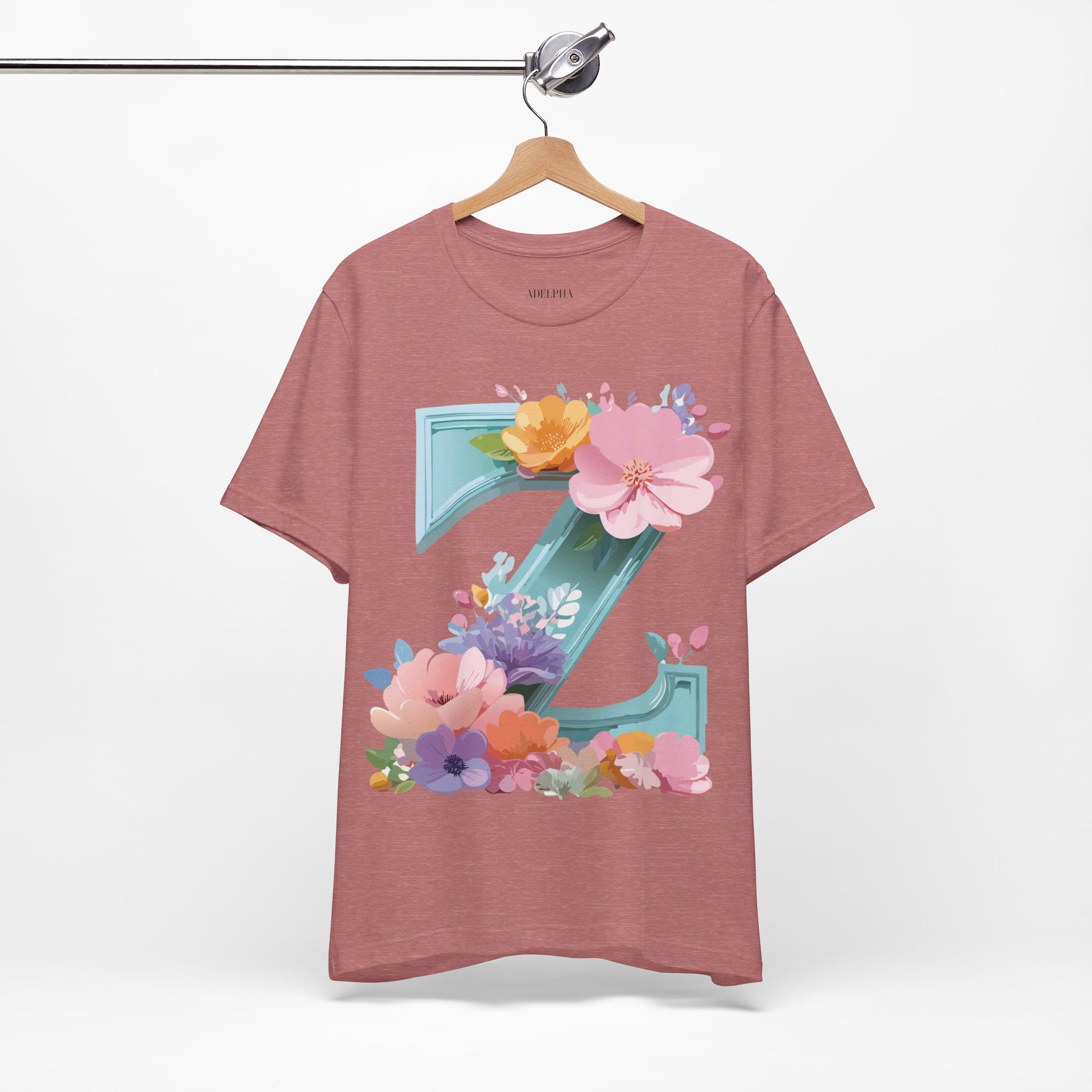 Natural Cotton Tee Shirt - Letters Collection - Z Printify