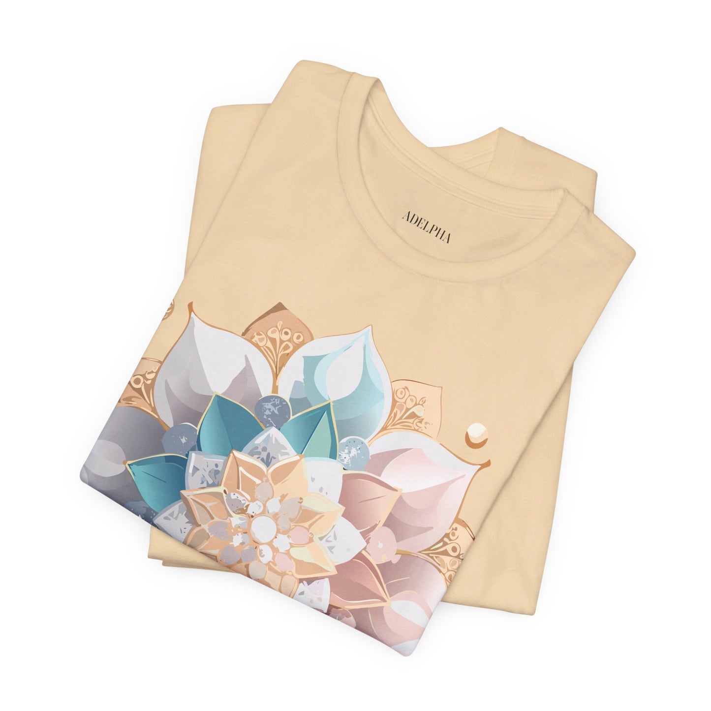 Natural Cotton Tee Shirt - Medallion Collection Printify