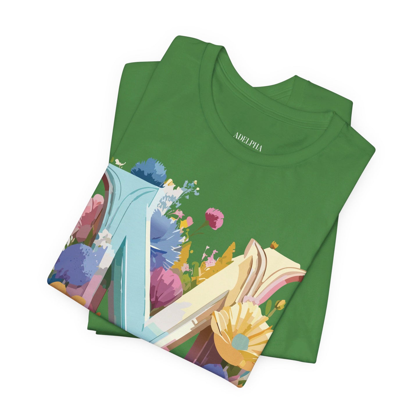 Natural Cotton Tee Shirt - Letters Collection - M Printify