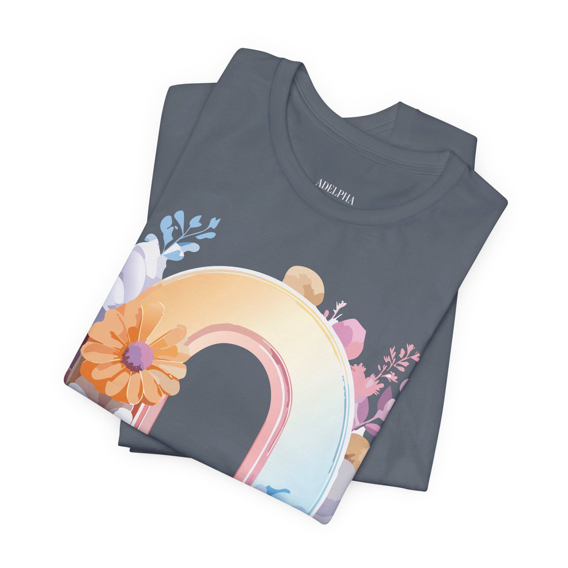 Natural Cotton Tee Shirt - Letters Collection - O Printify