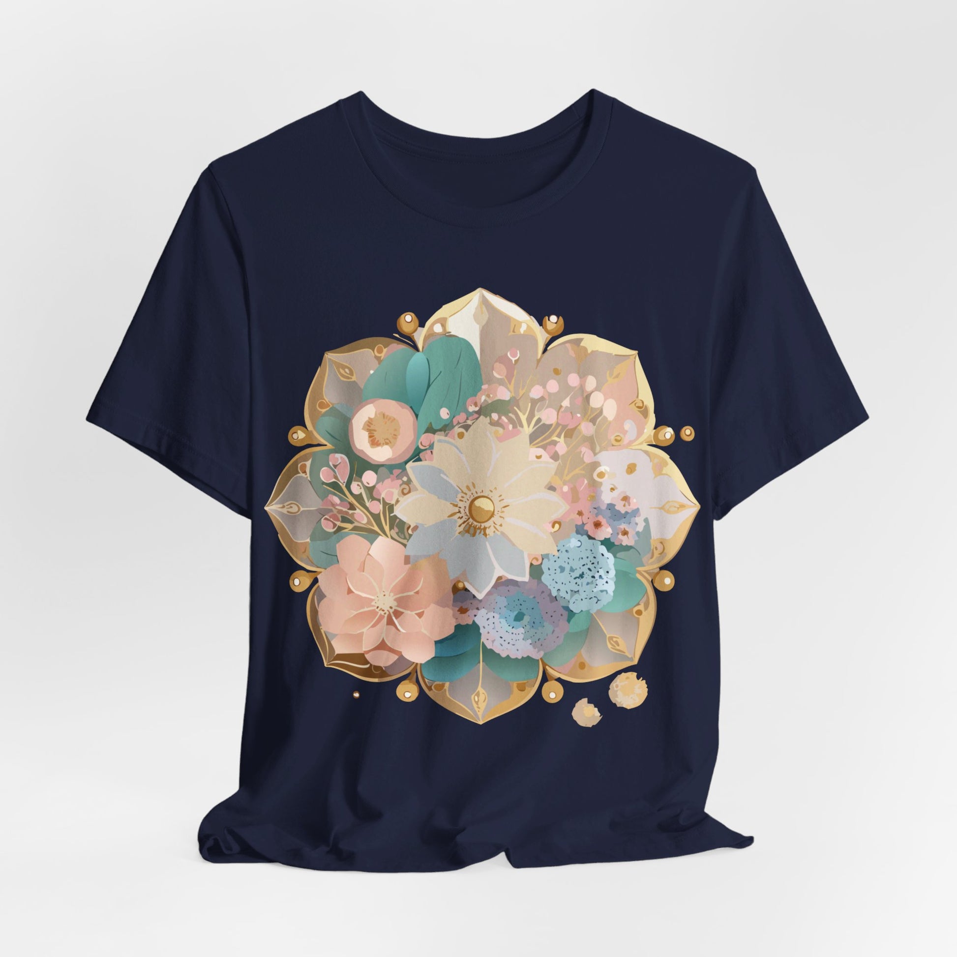 Natural Cotton Tee Shirt - Medallion Collection Printify