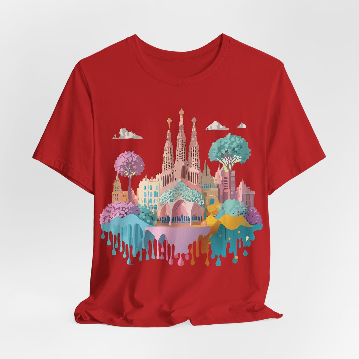 Tourist Shirt, Shirt with Barcelona - ADELPHA