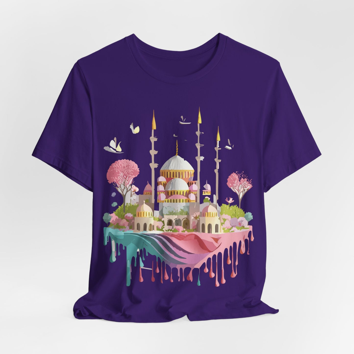 Natural Cotton Tee Shirt - Istanbul, Turkey Printify