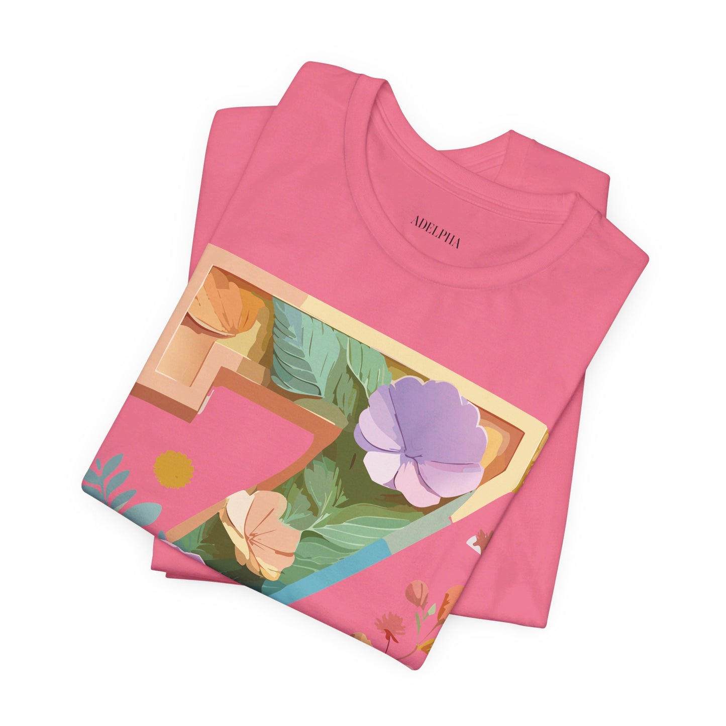 Natural Cotton Tee Shirt - Letters Collection - Z Printify