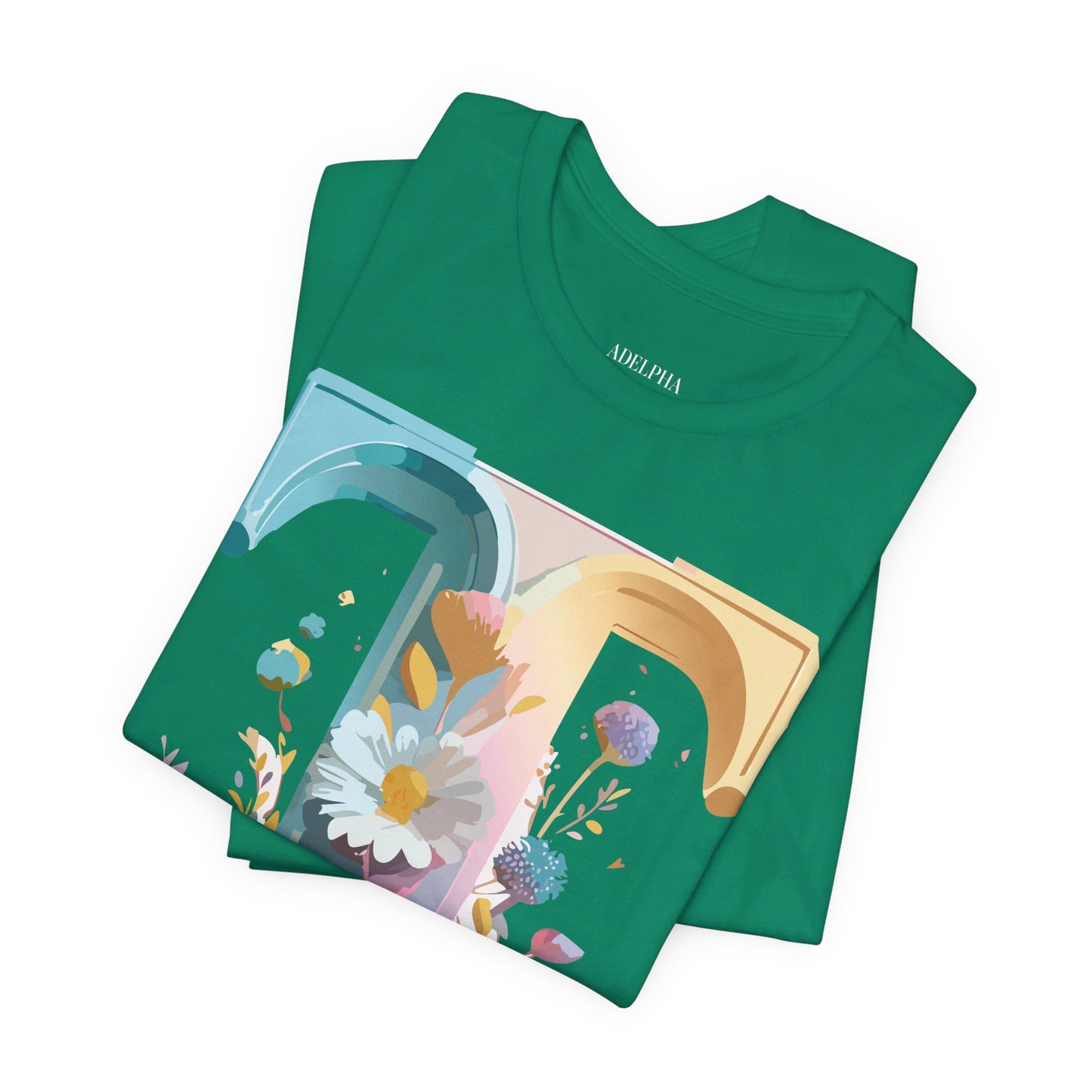 Natural Cotton Tee Shirt - Letters Collection - T Printify