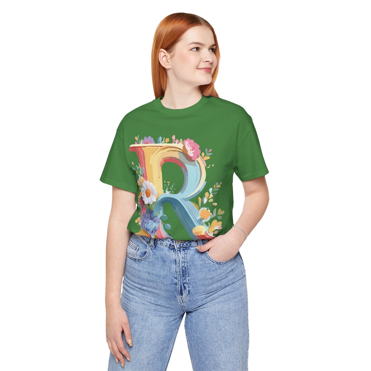 Letter Shirt, Letter R Shirt - ADELPHA