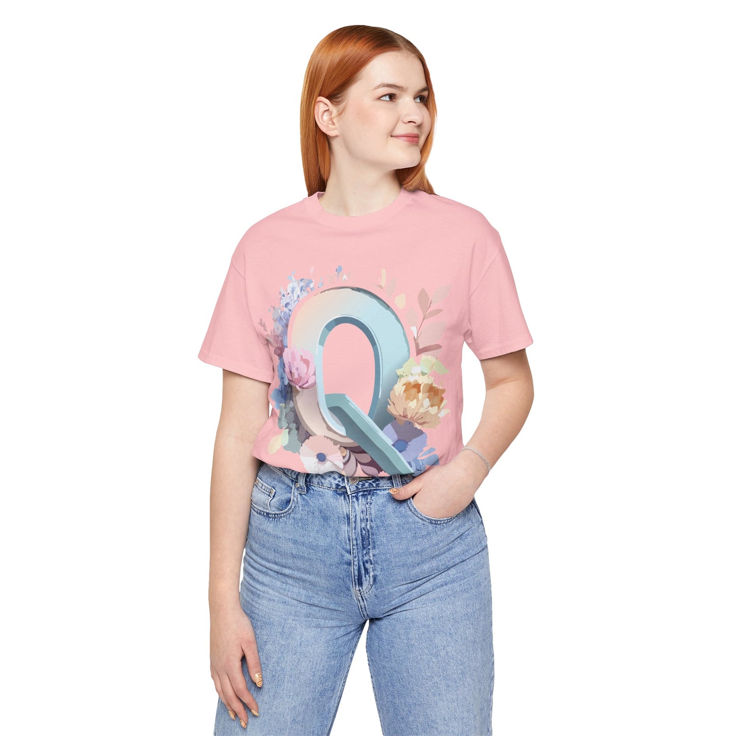 Letter Shirt, Letter Q Shirt - ADELPHA