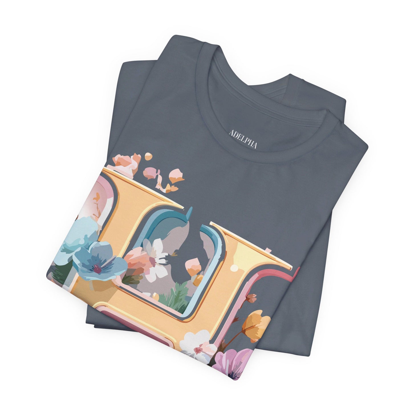 Natural Cotton Tee Shirt - Letters Collection - H Printify