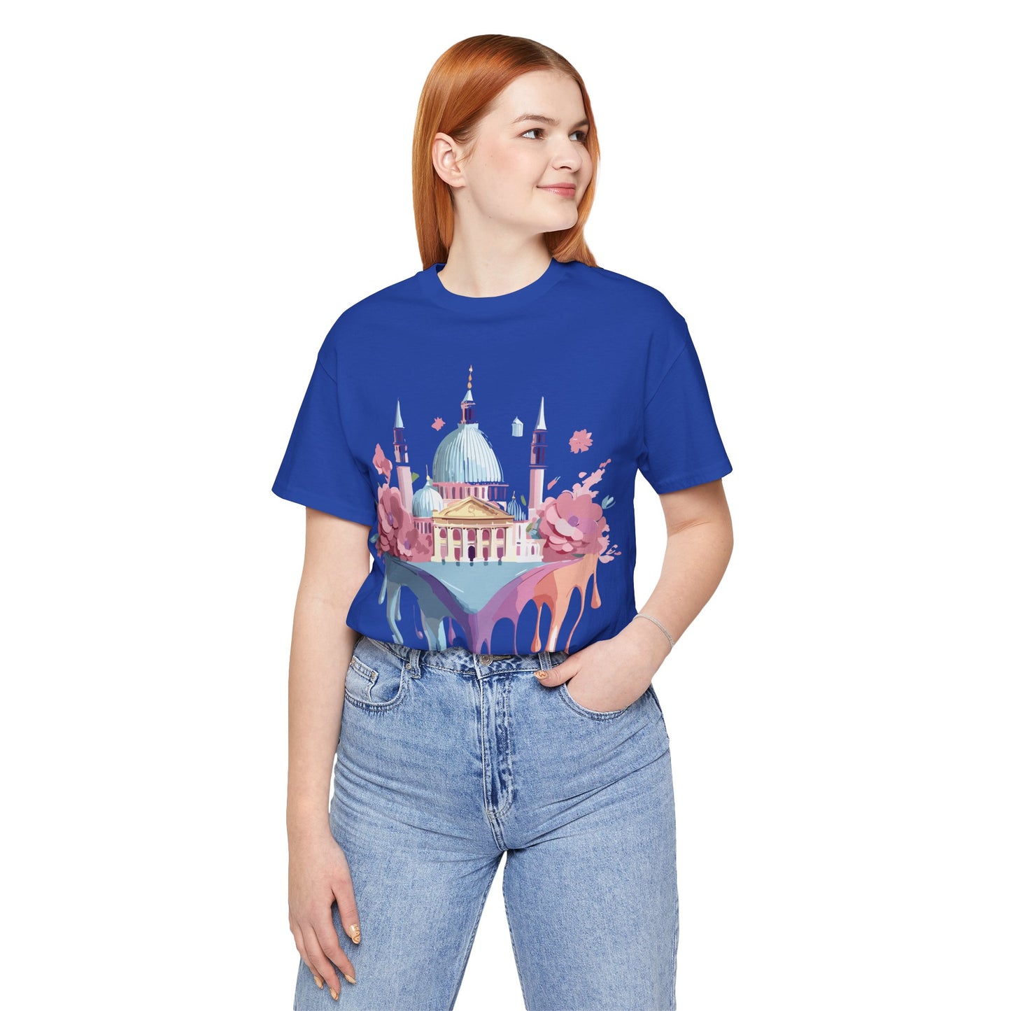 Natural Cotton Tee Shirt - Beautiful Places Collection - Venice Printify