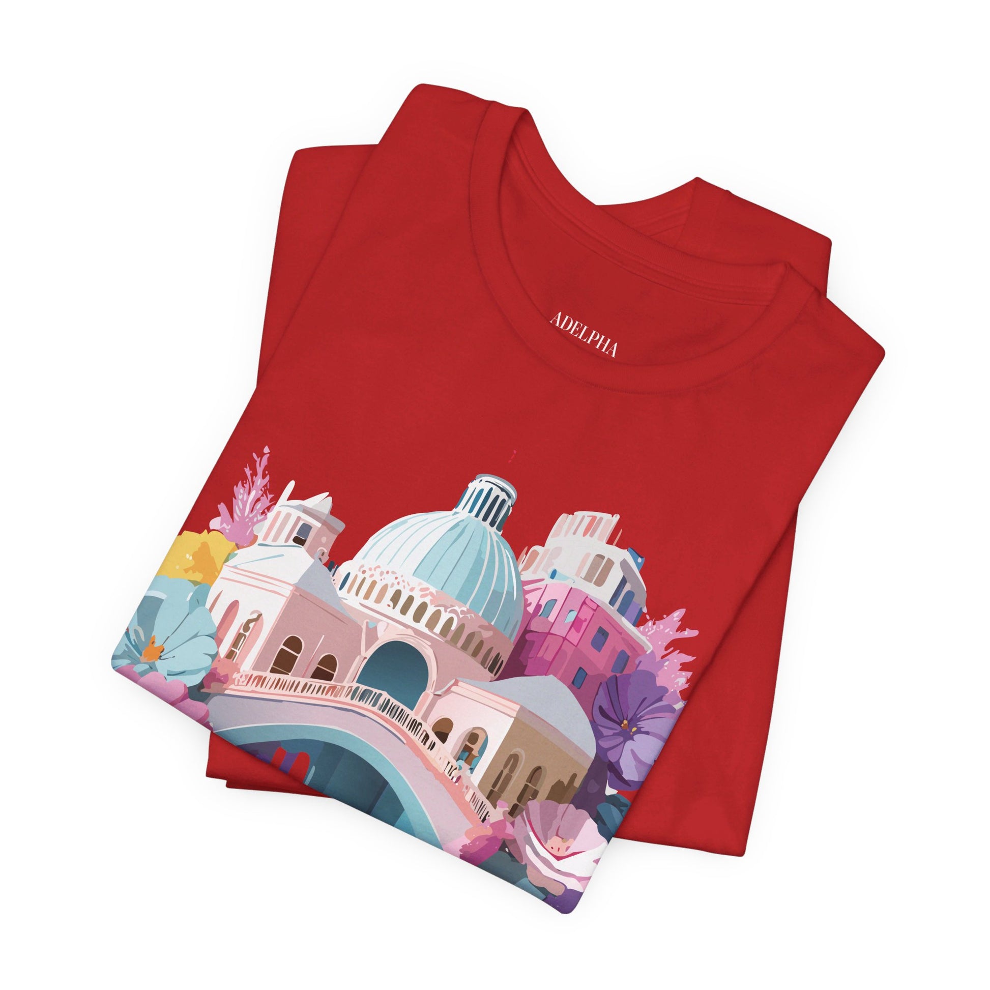 Natural Cotton Tee Shirt - Beautiful Places Collection - Venice Printify