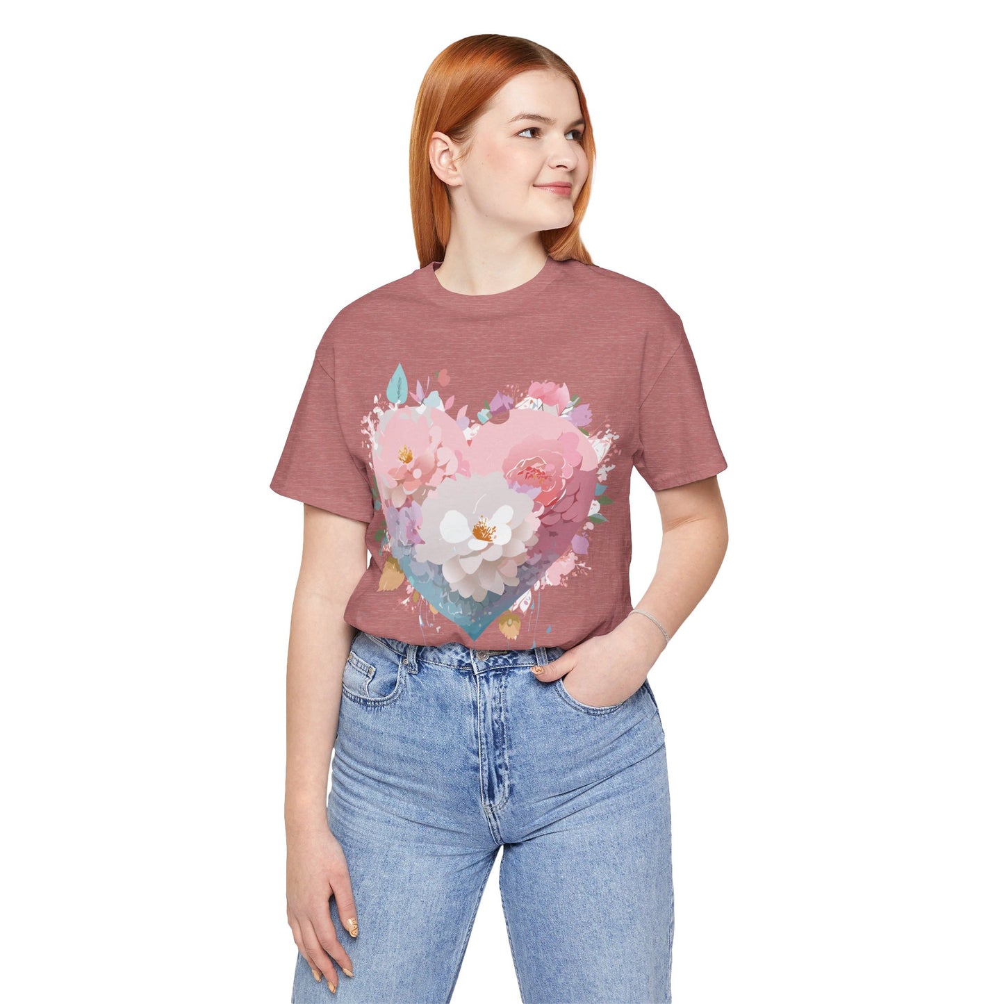 Natural Cotton Tee Shirt - Love story Collection Printify
