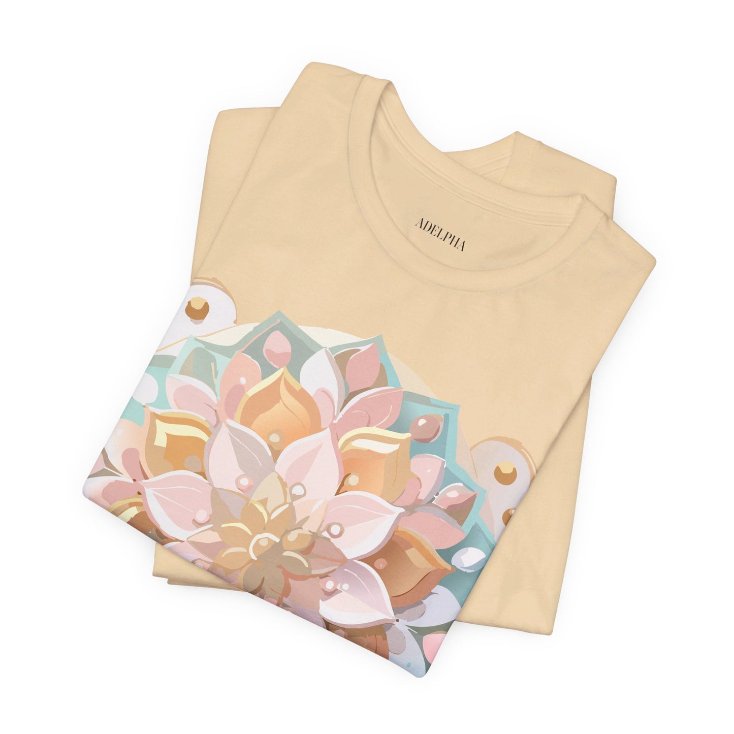 Natural Cotton Tee Shirt - Medallion Collection Printify