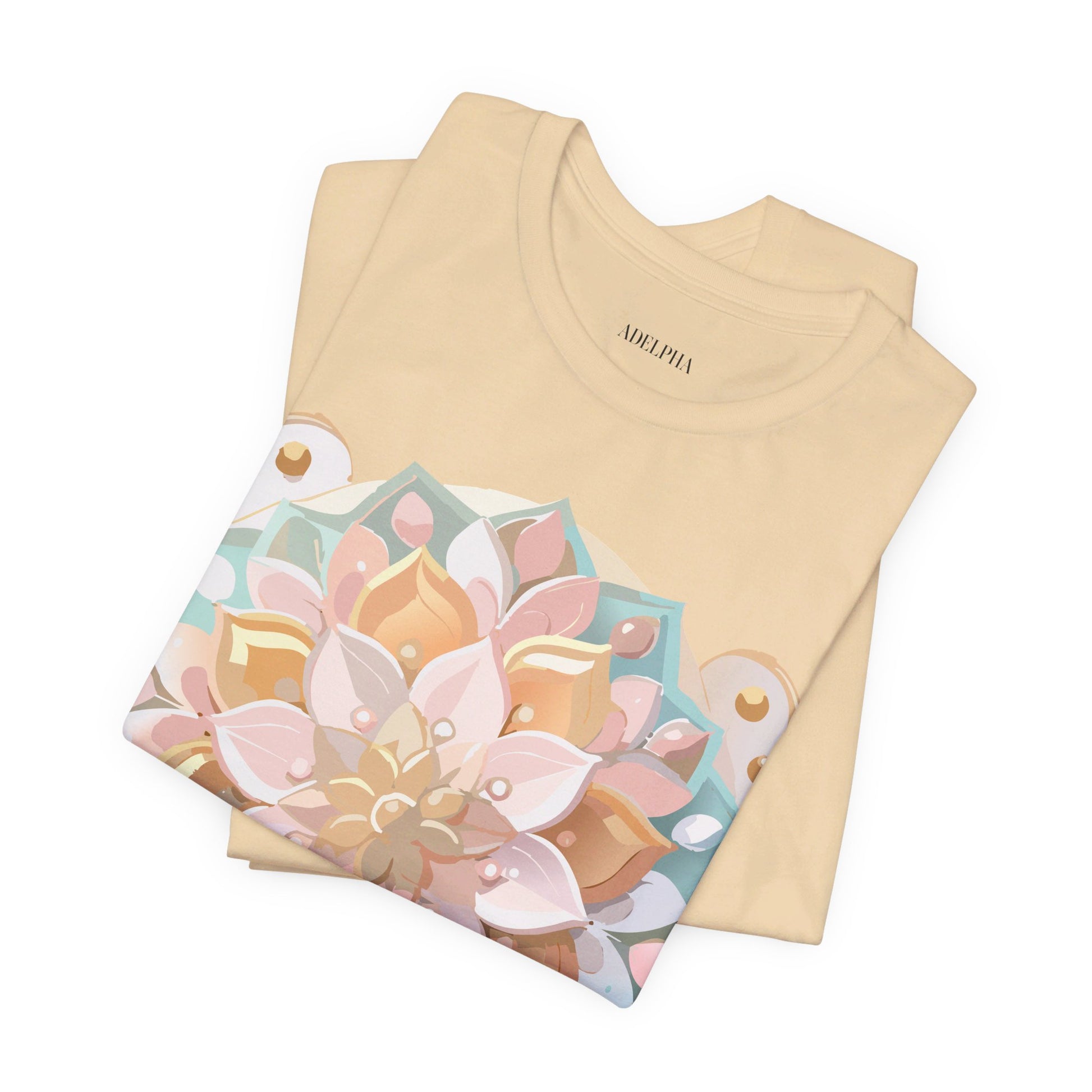 Natural Cotton Tee Shirt - Medallion Collection Printify