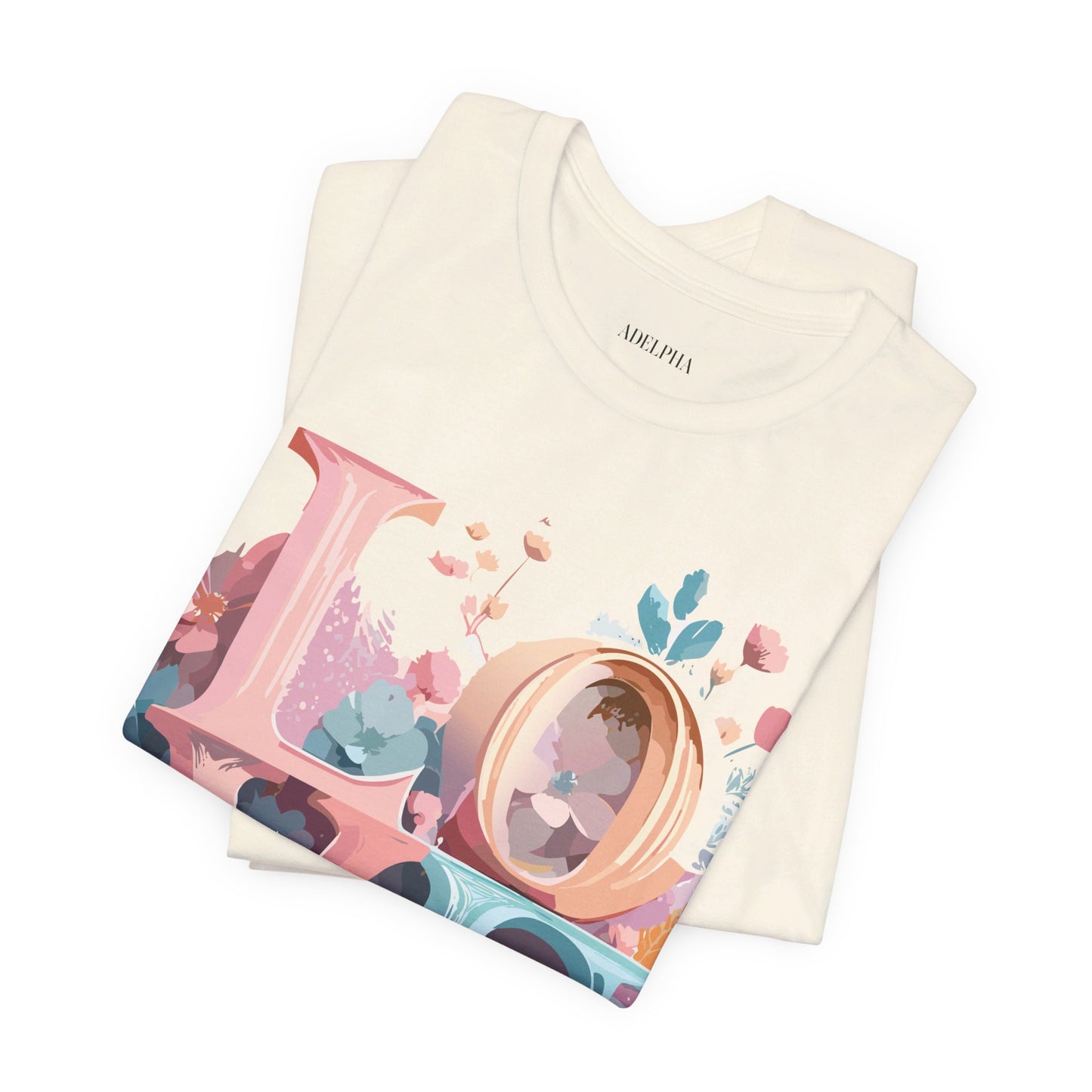 Natural Cotton Tee Shirt - Love story Collection Printify