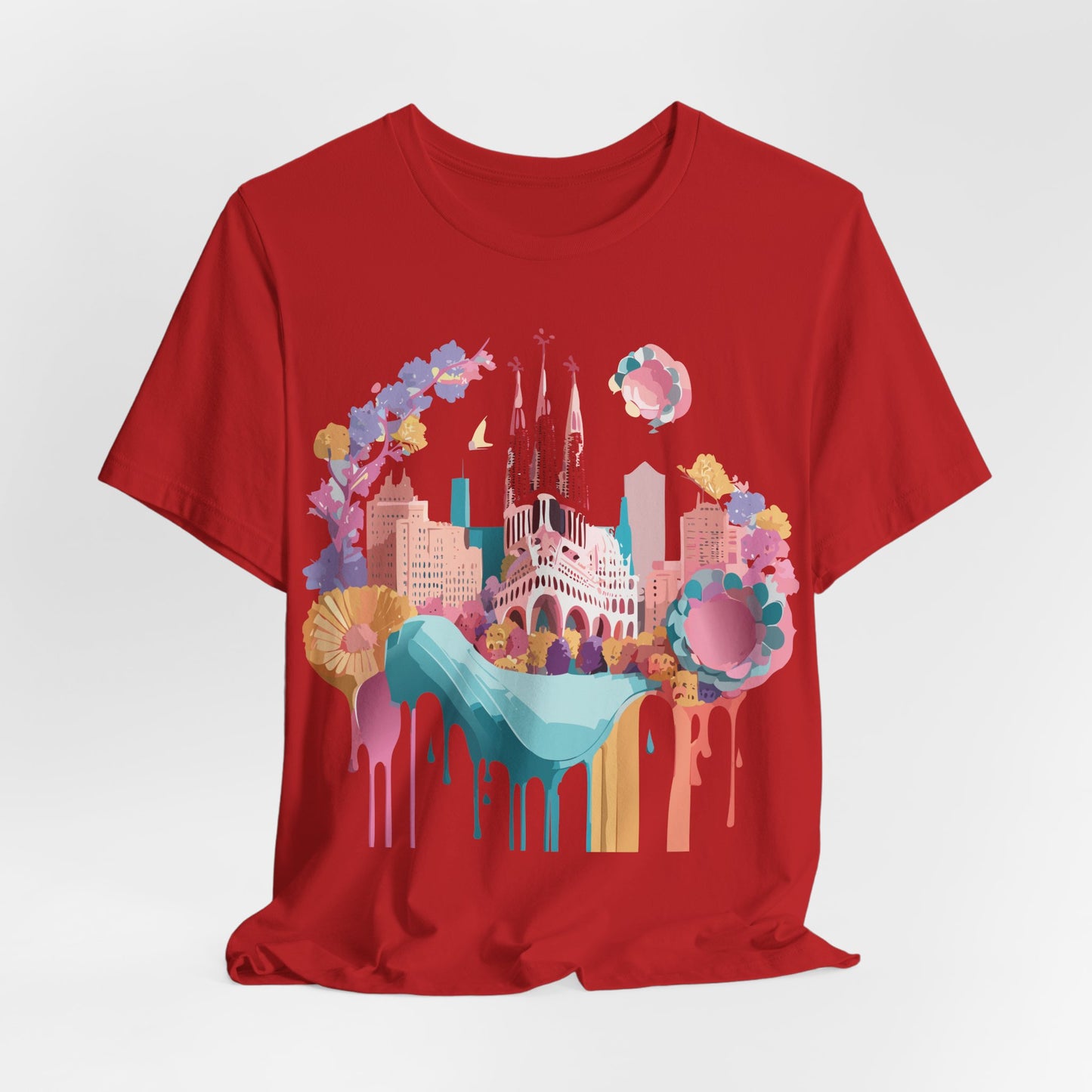 Tourist Shirt, Shirt with Barcelona - ADELPHA