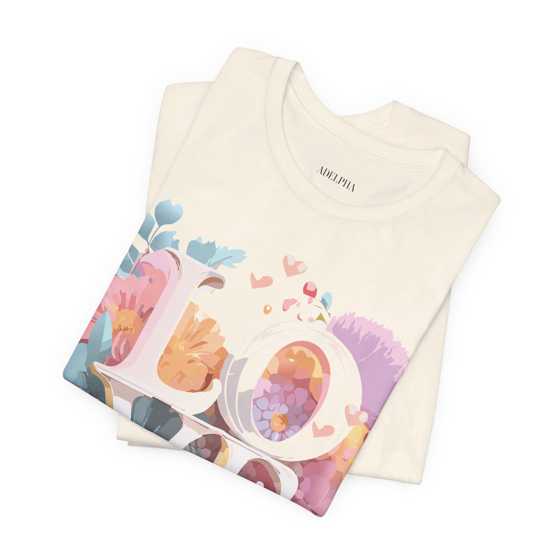 Natural Cotton Tee Shirt - Love story Collection Printify