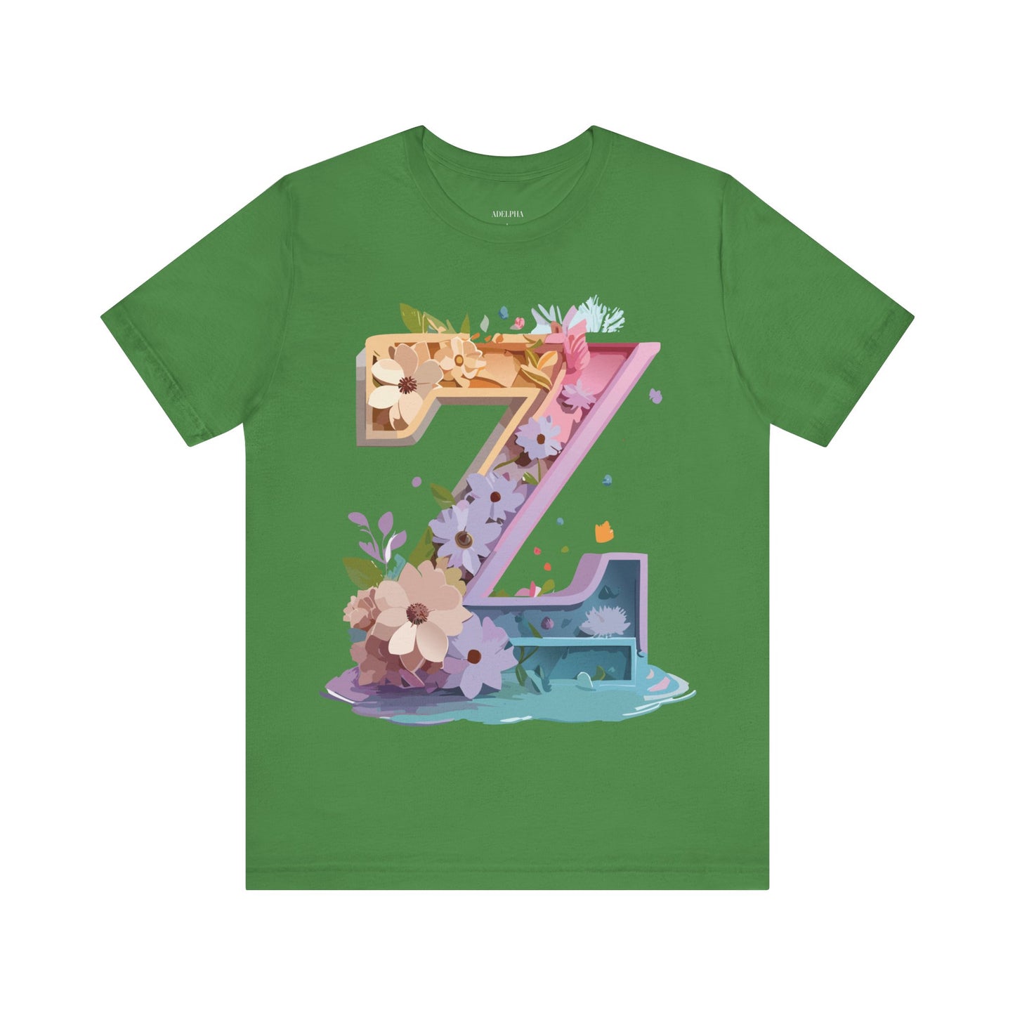 Natural Cotton Tee Shirt - Letters Collection - Z Printify
