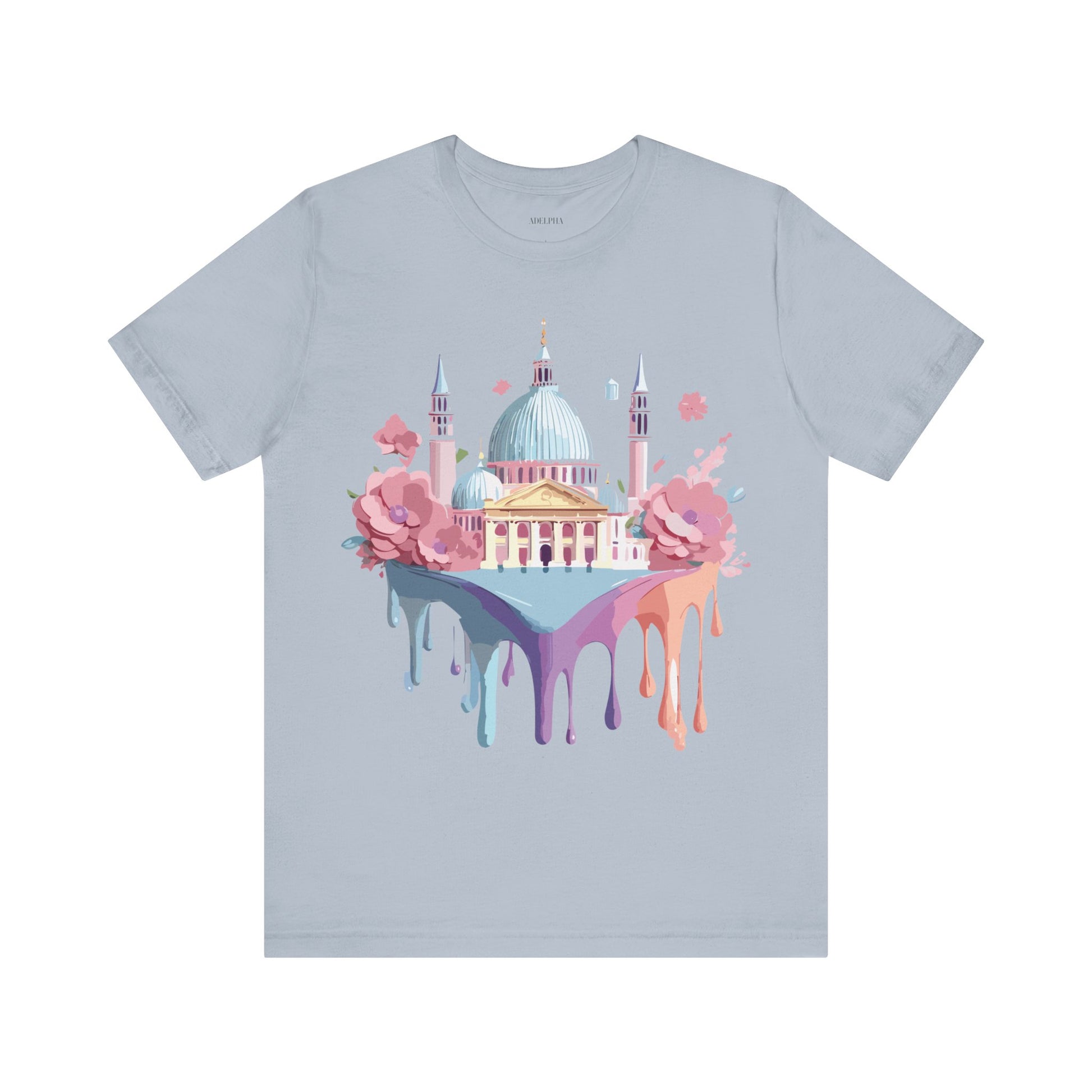 Natural Cotton Tee Shirt - Beautiful Places Collection - Venice Printify