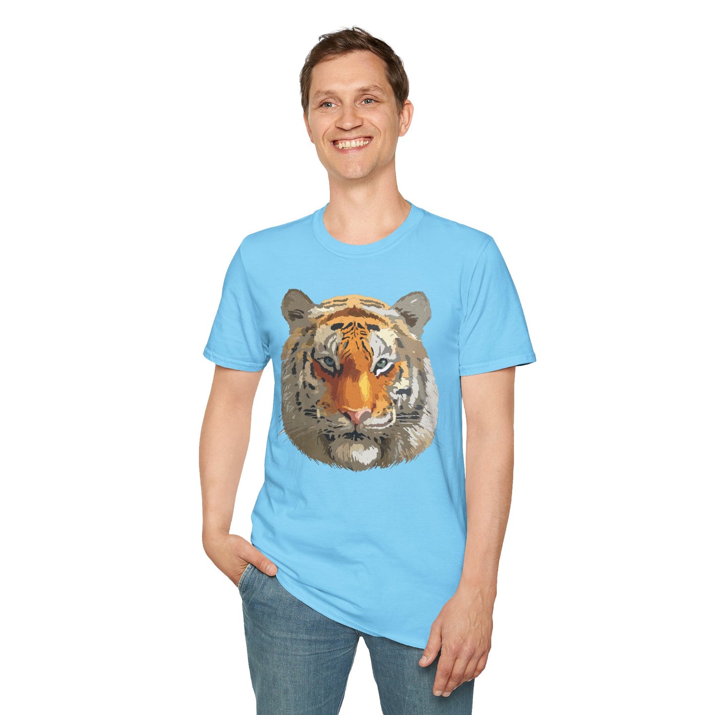 Tiger Shirt, Shirt with Tiger, Animal Tee, Shirt with Animals