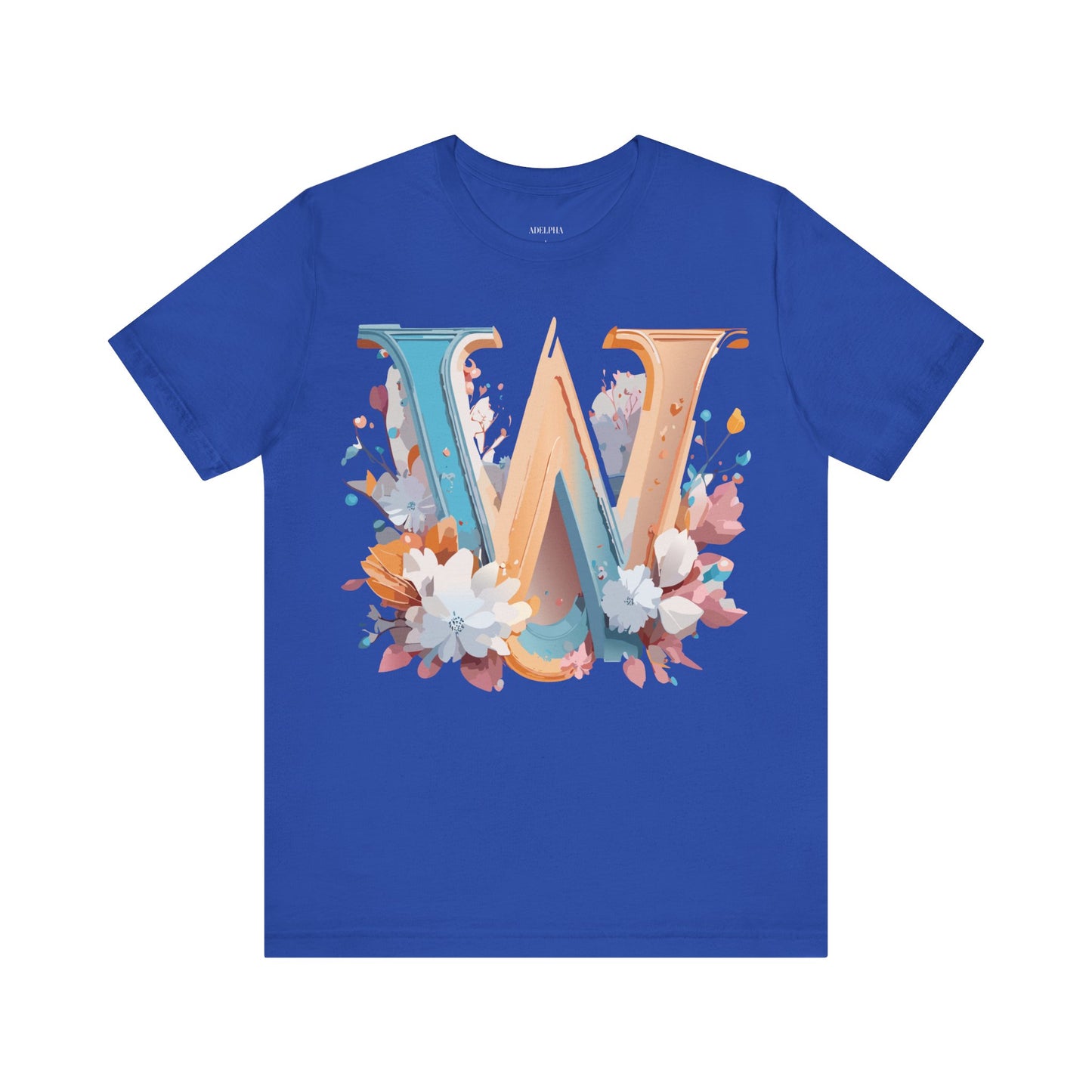 Natural Cotton Tee Shirt - Letters Collection - W Printify
