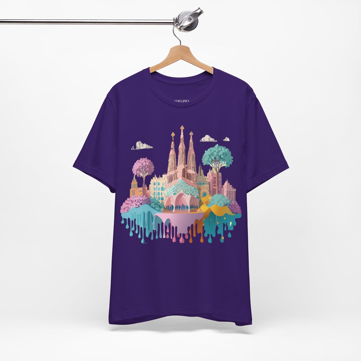 Tourist Shirt, Shirt with Barcelona - ADELPHA