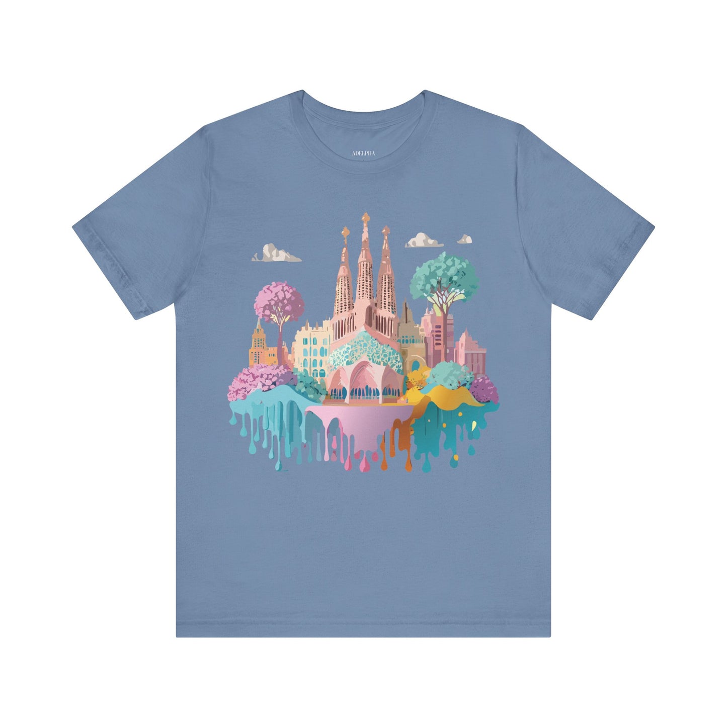 Tourist Shirt, Shirt with Barcelona - ADELPHA