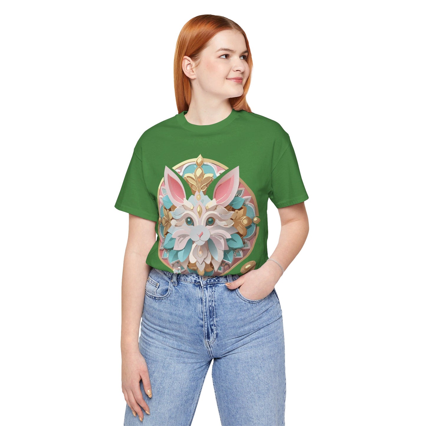 Natural Cotton Tee Shirt - Medallion Collection Printify