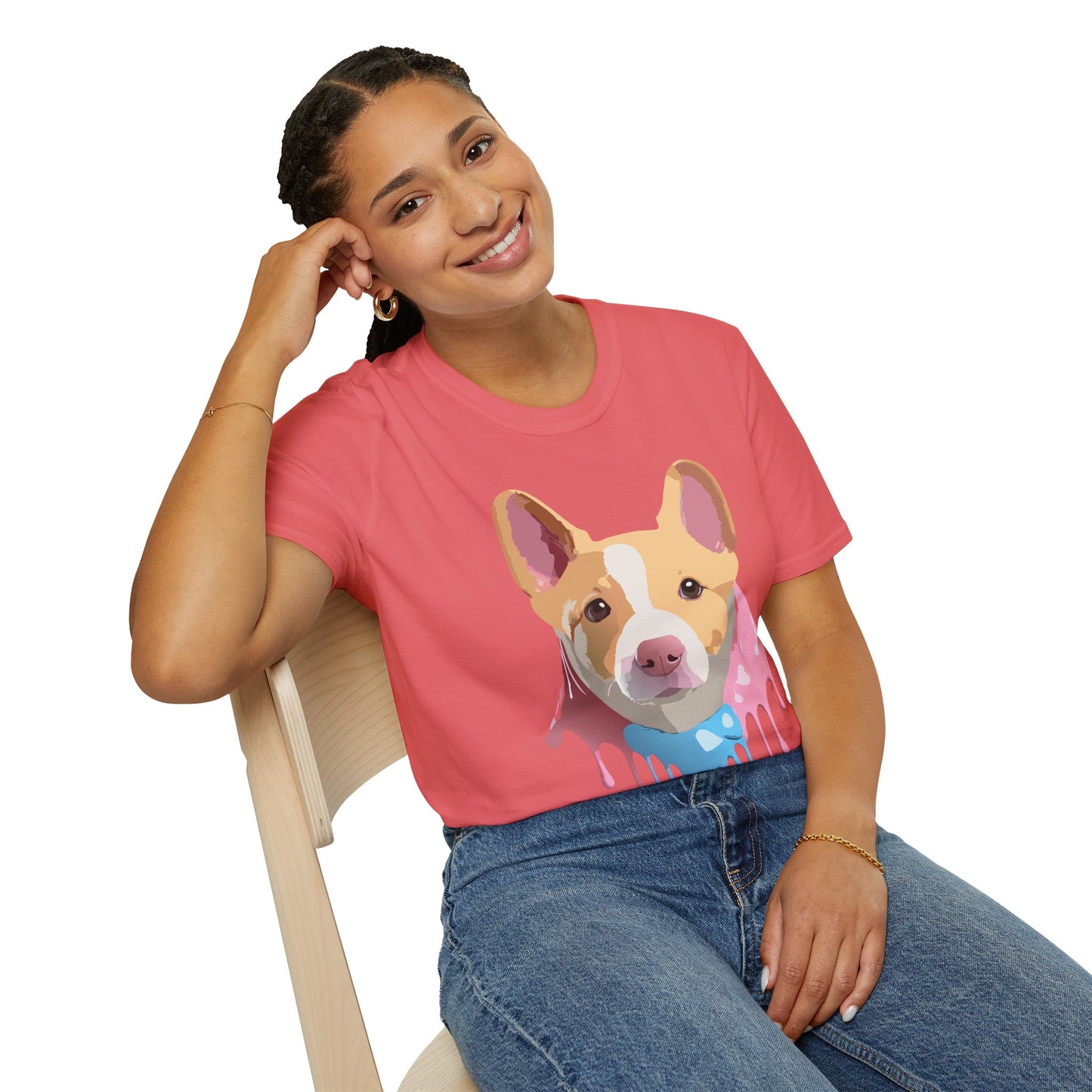 Dog Shirt, Shirt with Dog, Animal Tee, Shirt with Animals