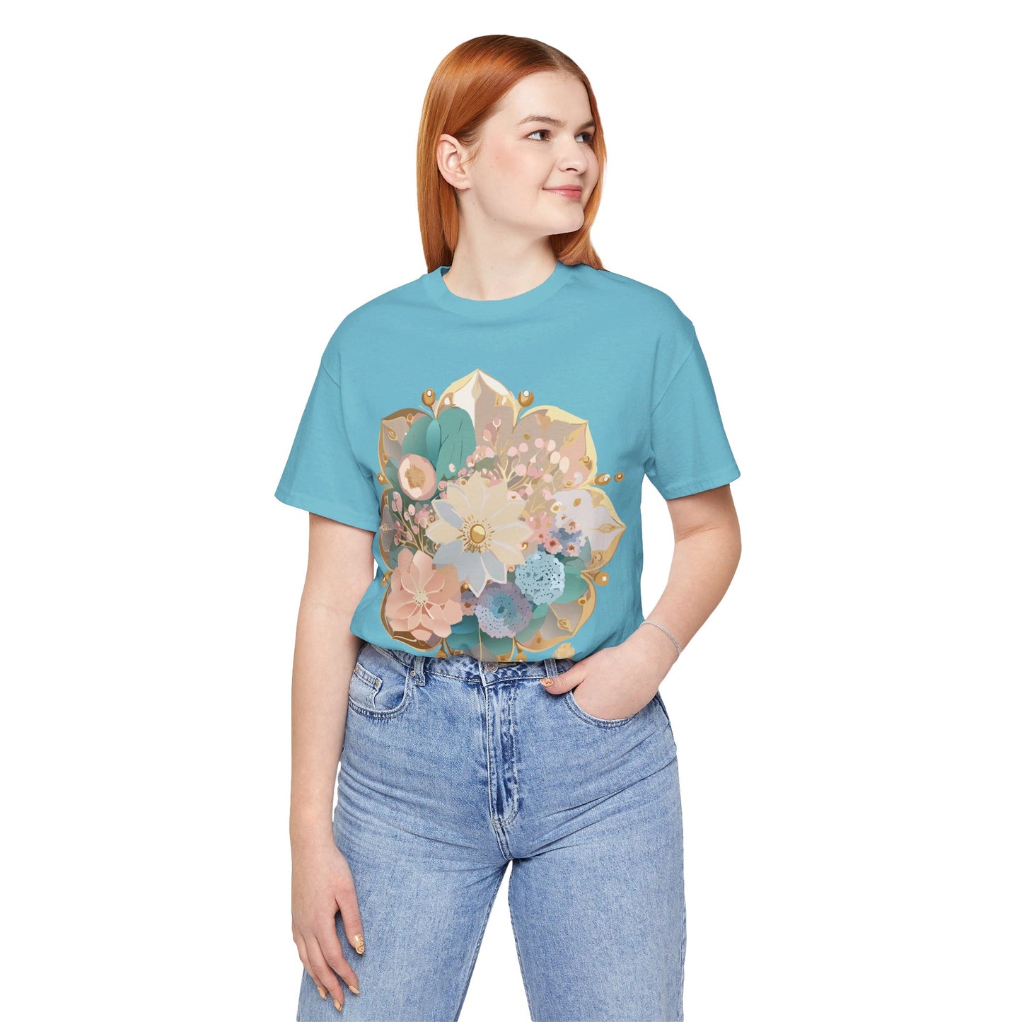 Natural Cotton Tee Shirt - Medallion Collection Printify