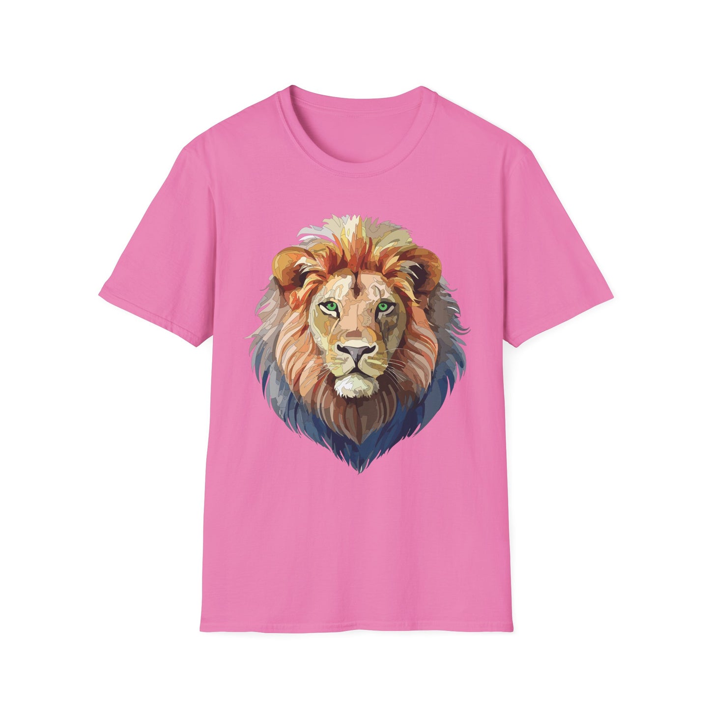 Lion Shirt, Shirt with Lion, Floral Lion Tee, Shirt with Animals