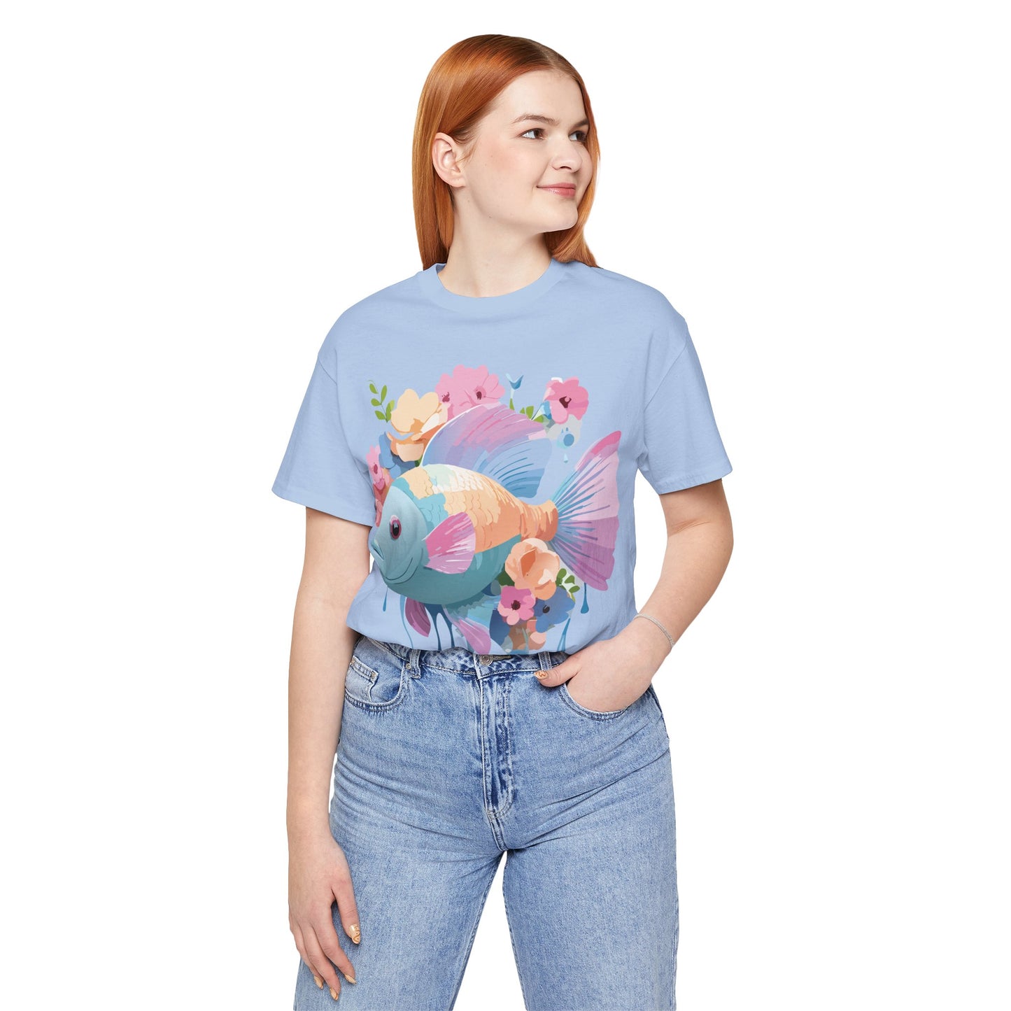Shirt with Animals | Fish Printify