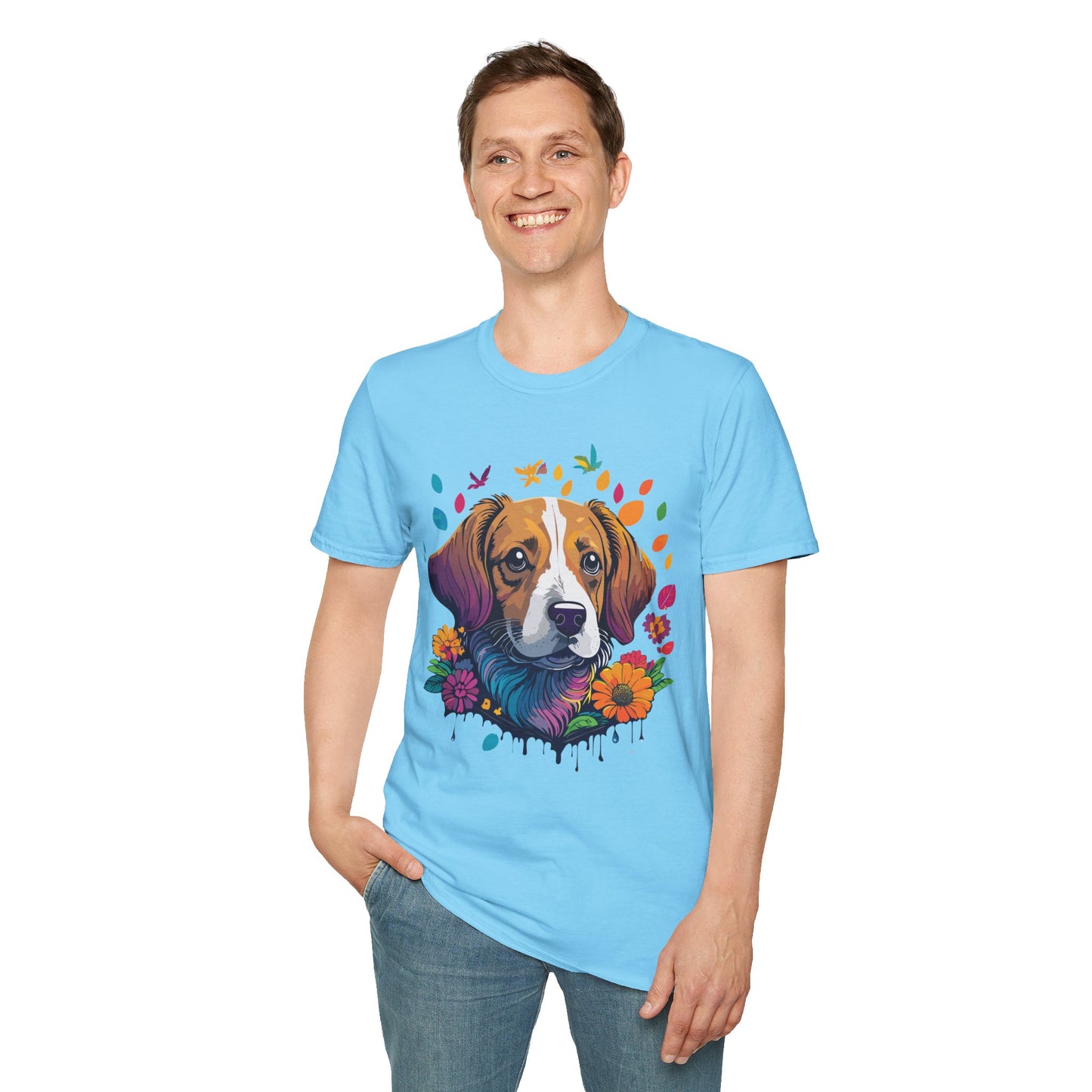 Dog Shirt, Shirt with Dog, Animal Tee, Shirt with Animals