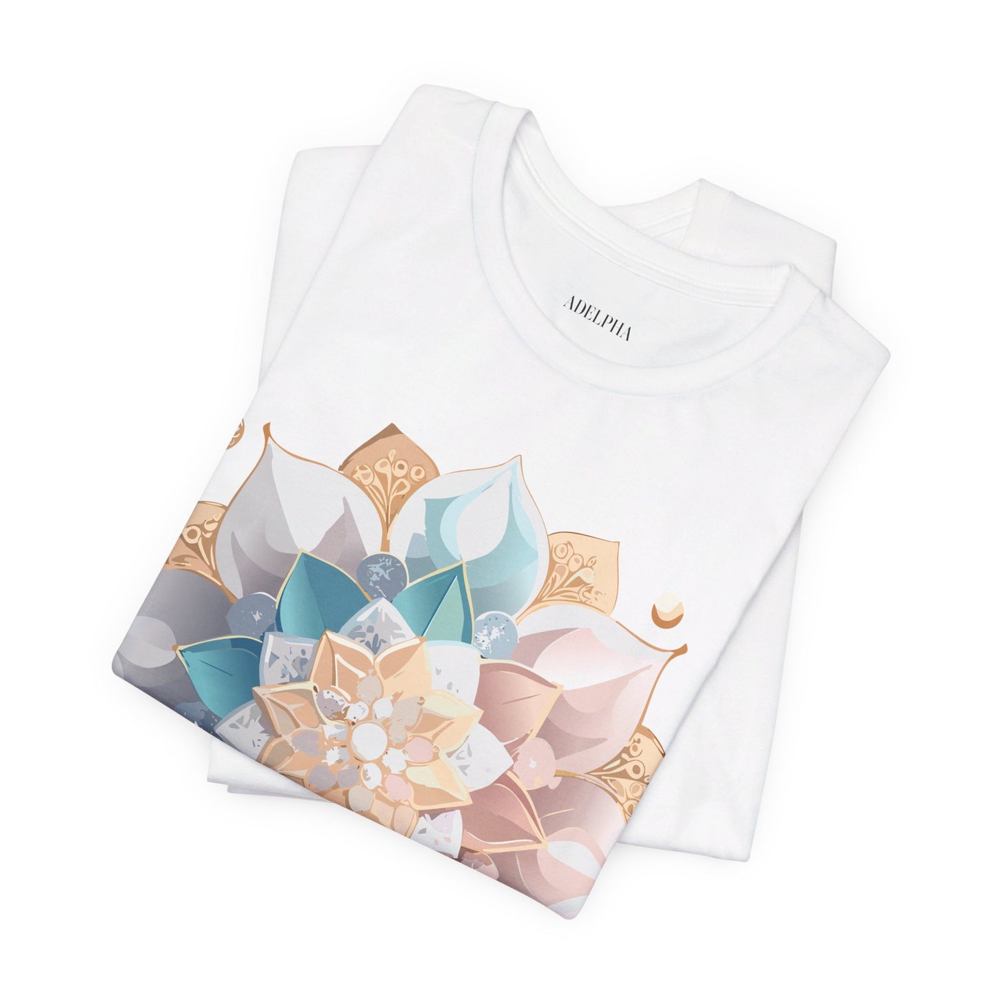 Natural Cotton Tee Shirt - Medallion Collection Printify