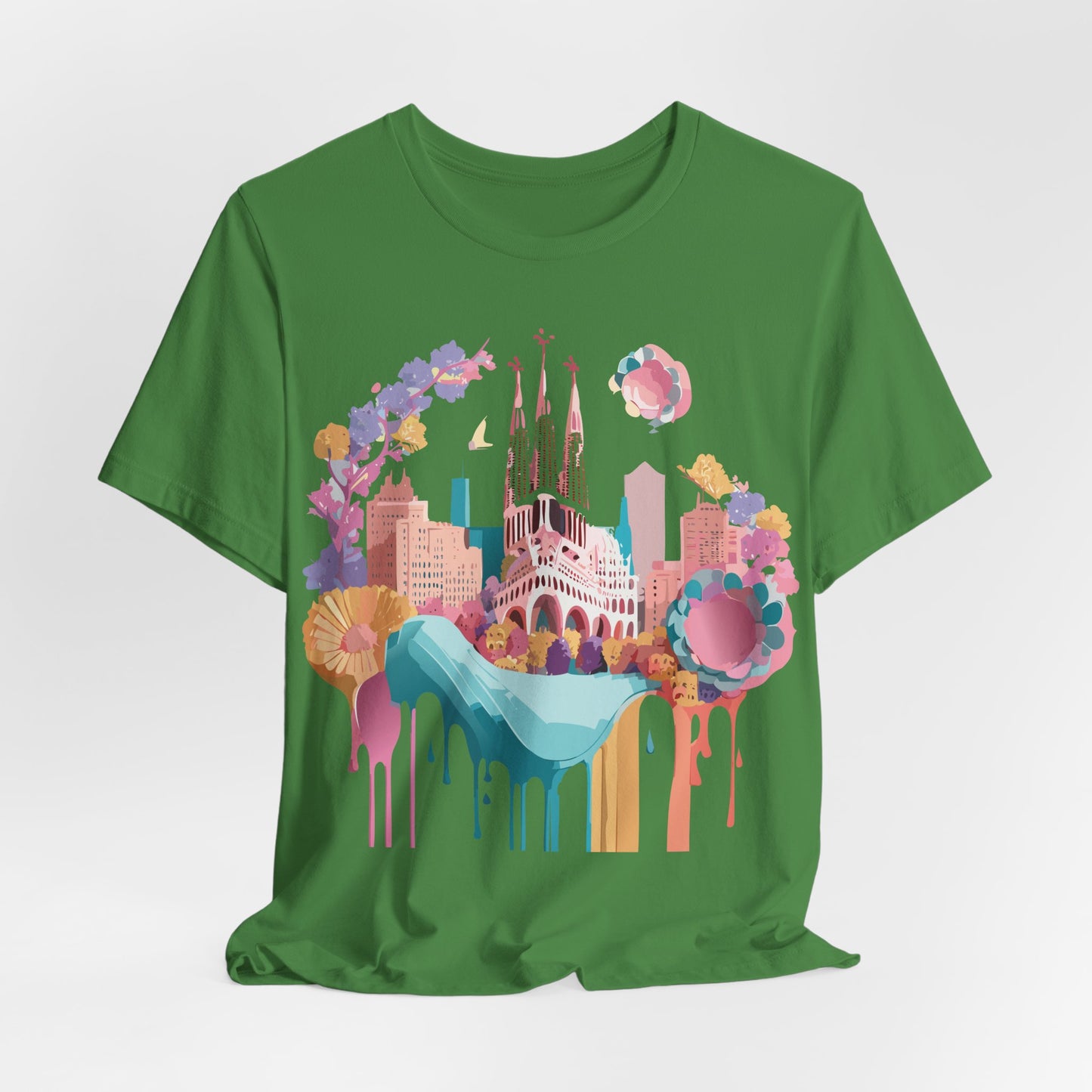 Tourist Shirt, Shirt with Barcelona - ADELPHA