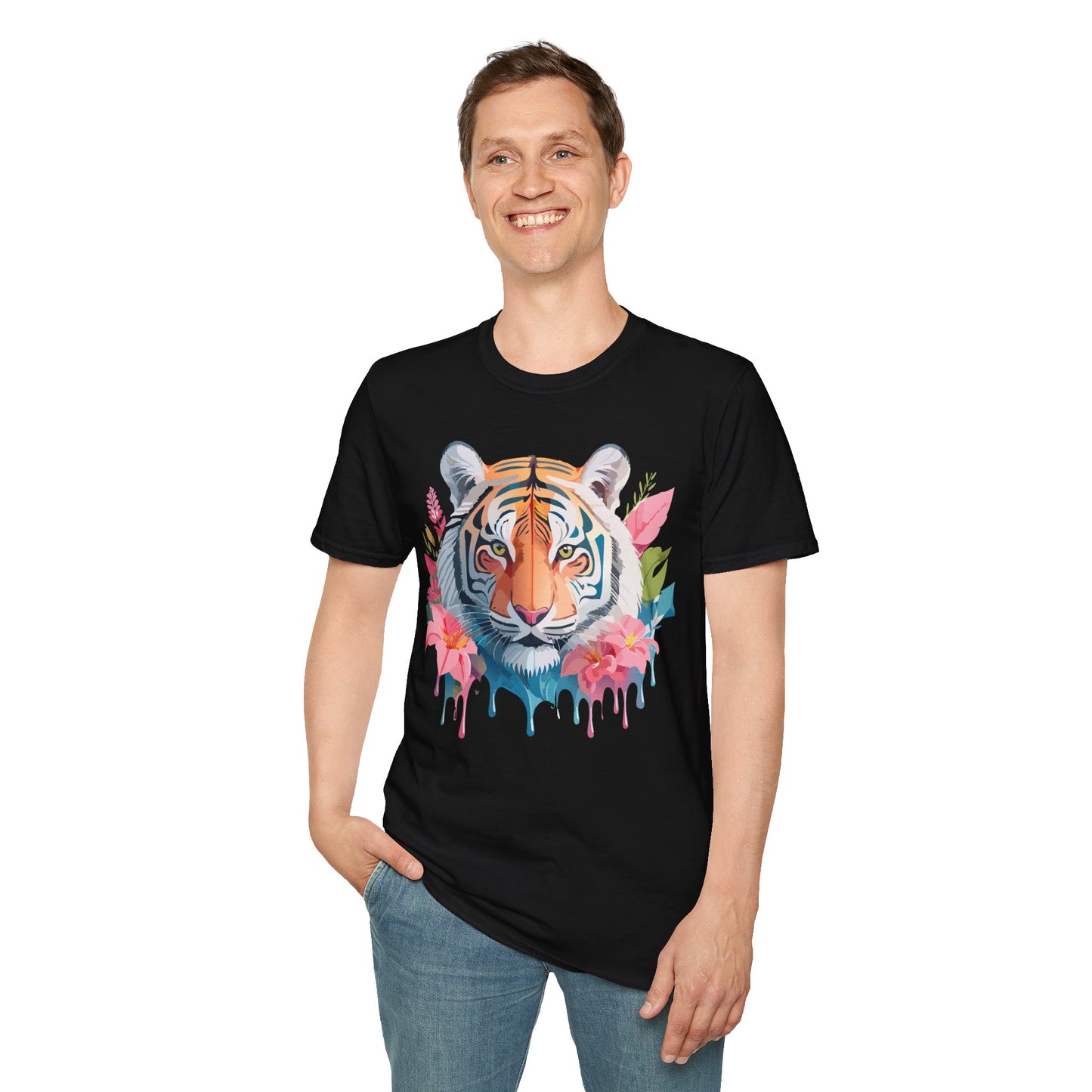 Tiger Shirt, Shirt with Tiger, Animal Tee, Shirt with Animals
