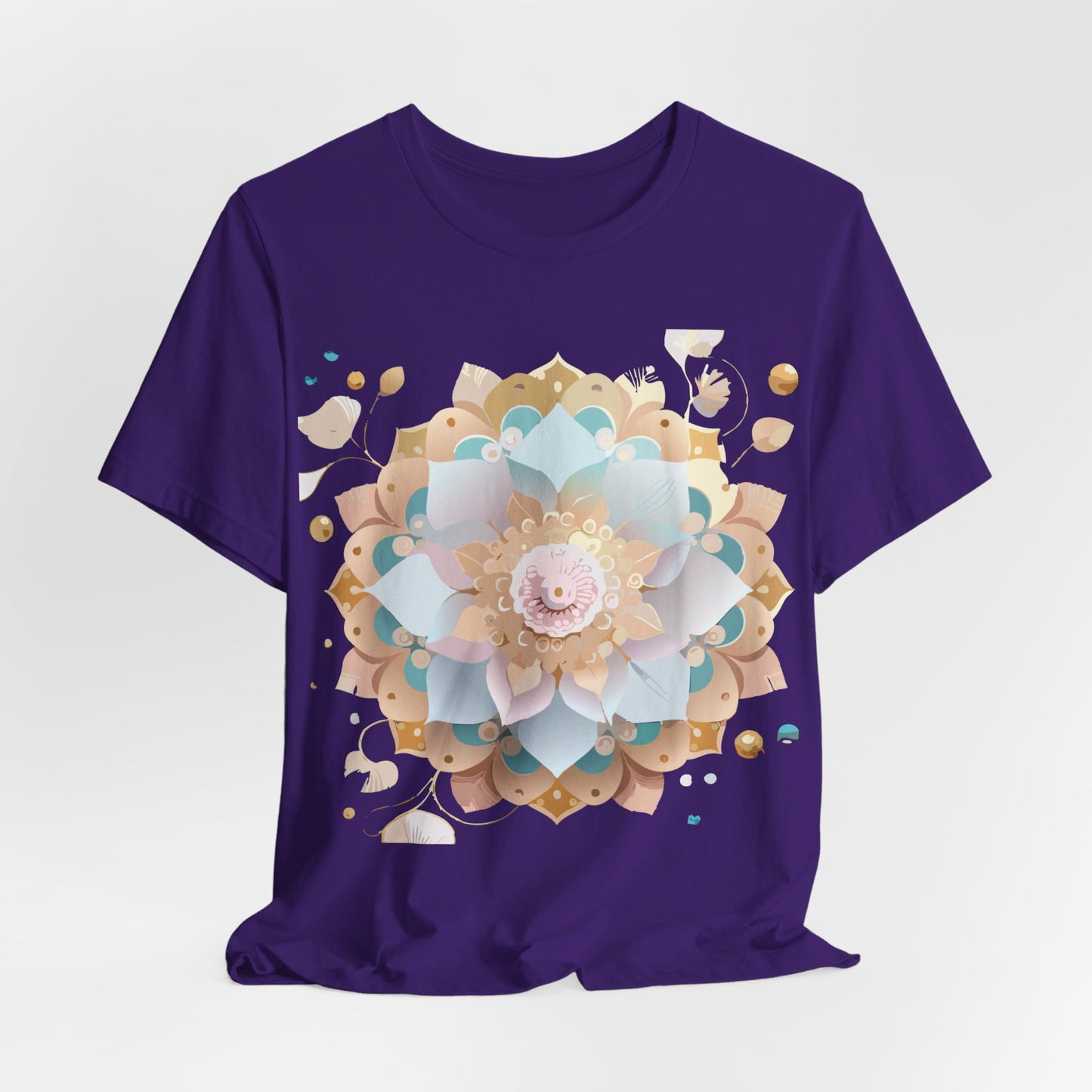 Natural Cotton Tee Shirt - Medallion Collection Printify