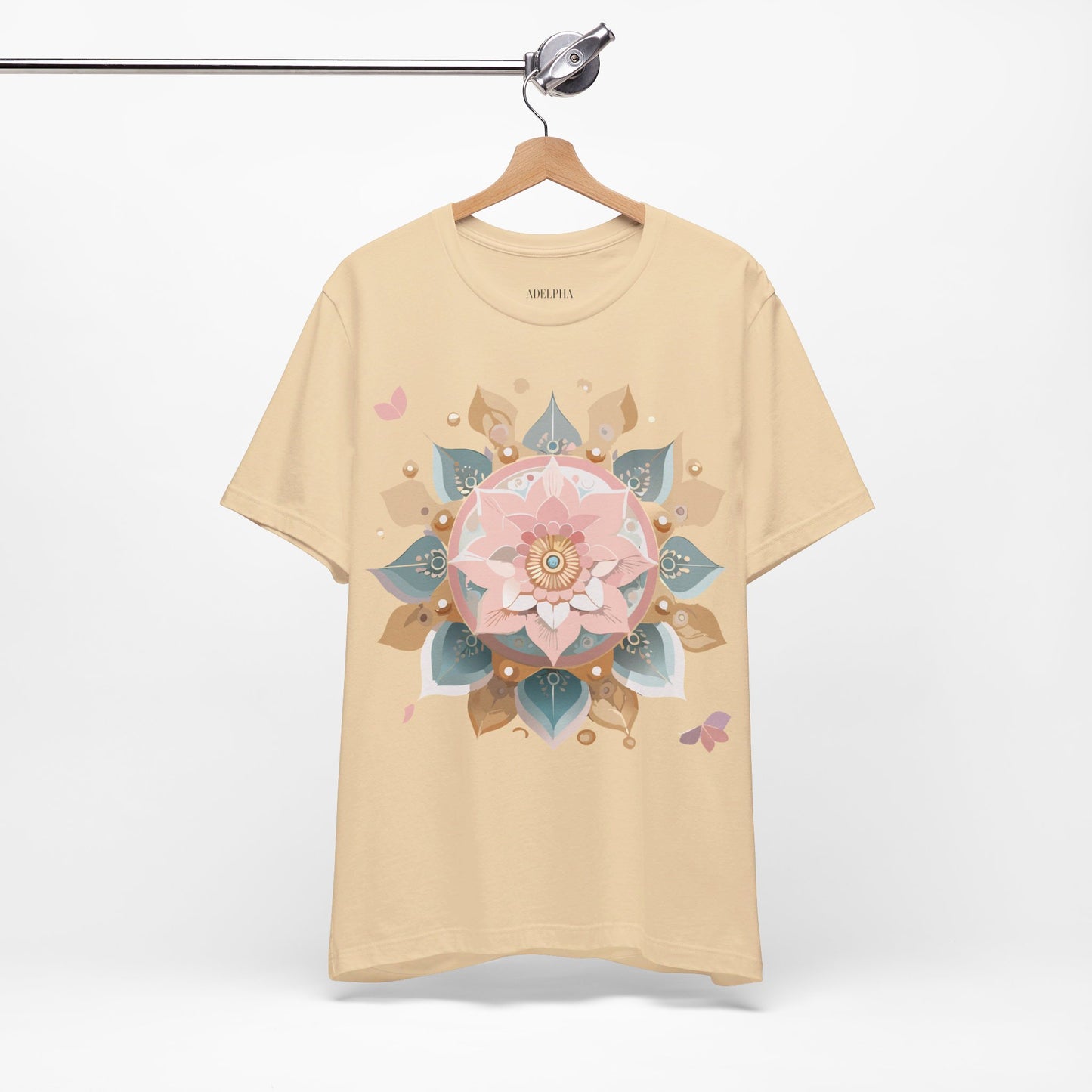 Natural Cotton Tee Shirt - Medallion Collection Printify