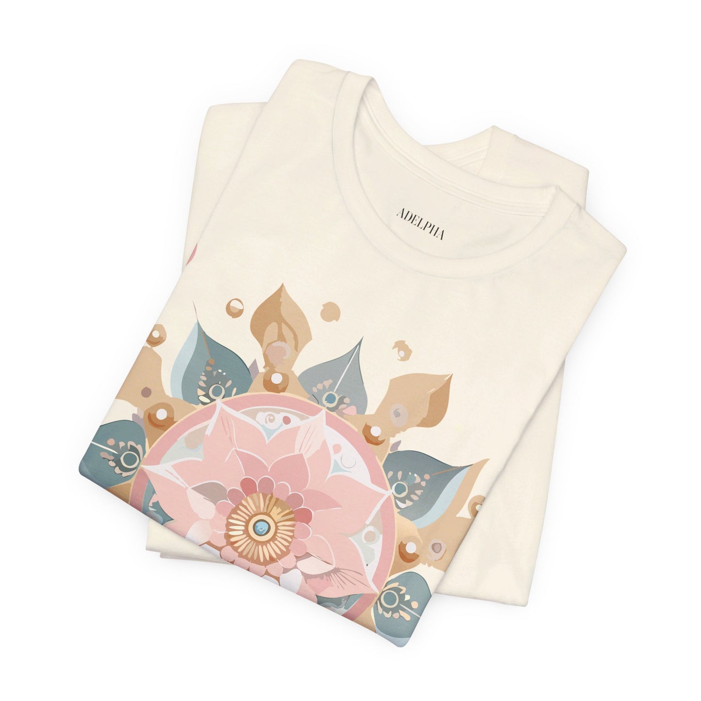 Natural Cotton Tee Shirt - Medallion Collection Printify