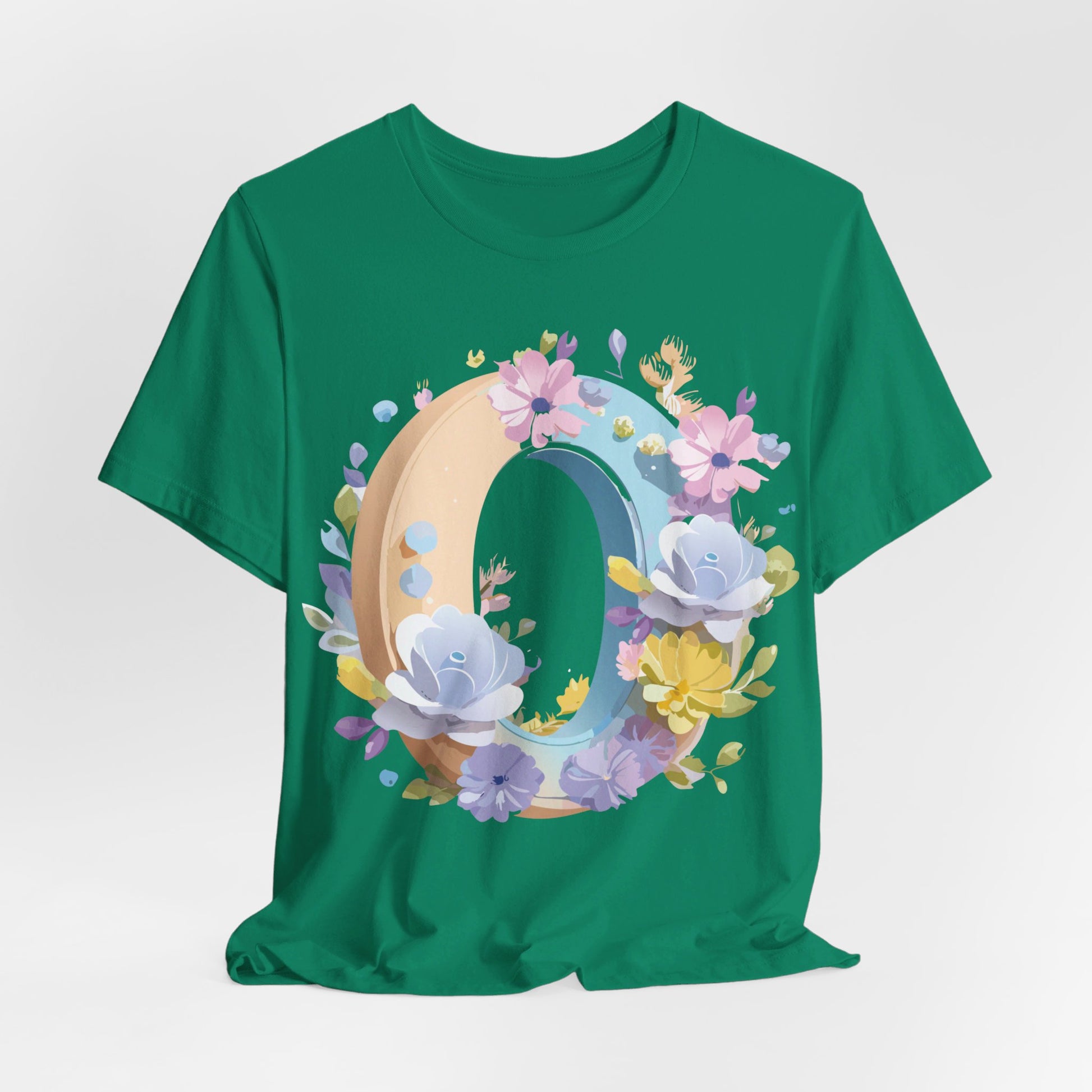 Natural Cotton Tee Shirt - Letters Collection - O Printify