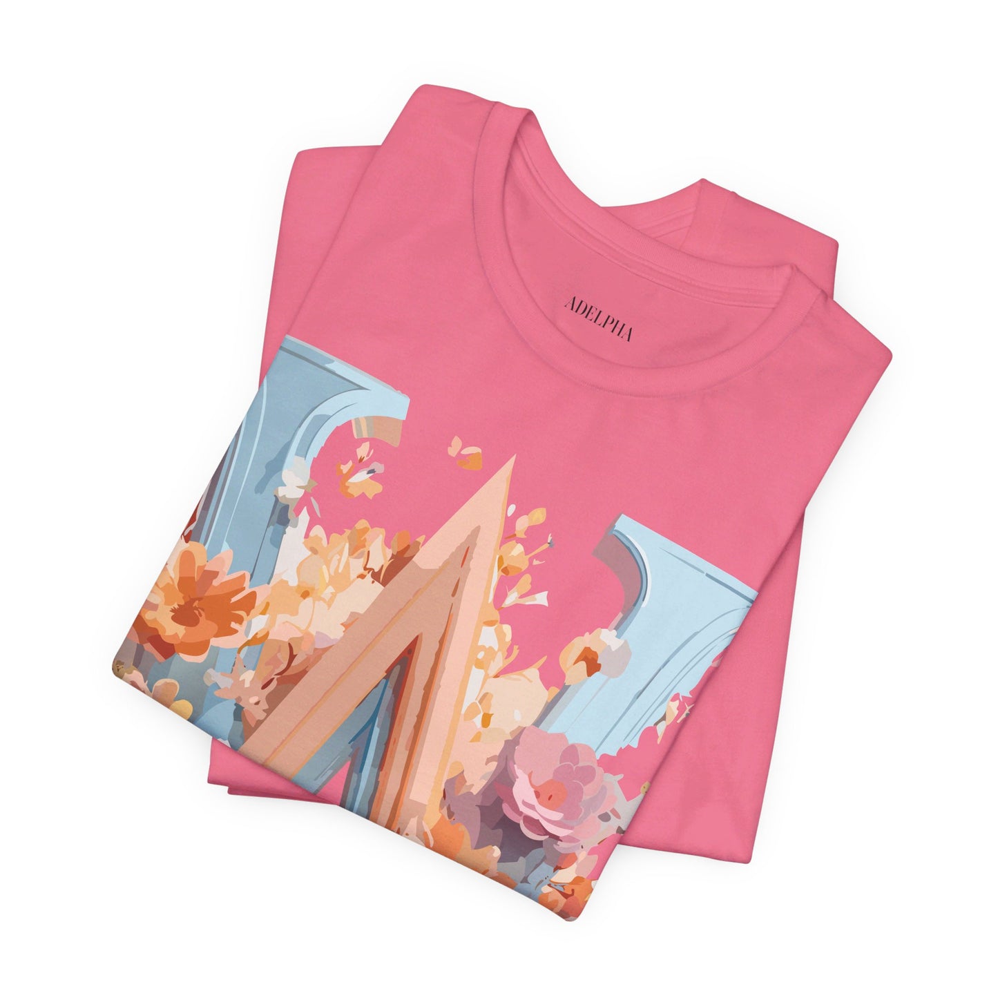 Natural Cotton Tee Shirt - Letters Collection - W Printify