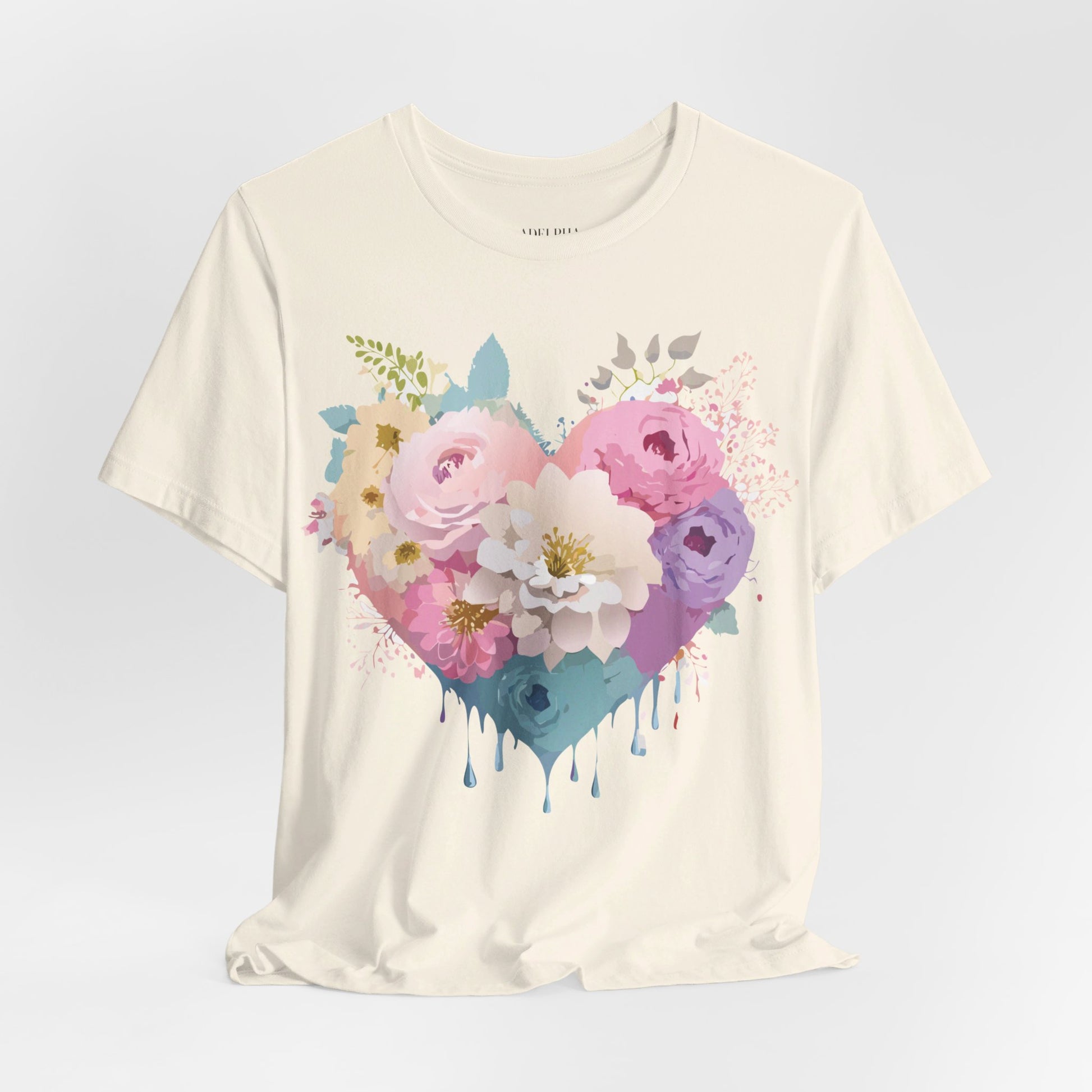 Natural Cotton Tee Shirt - Love story Collection Printify