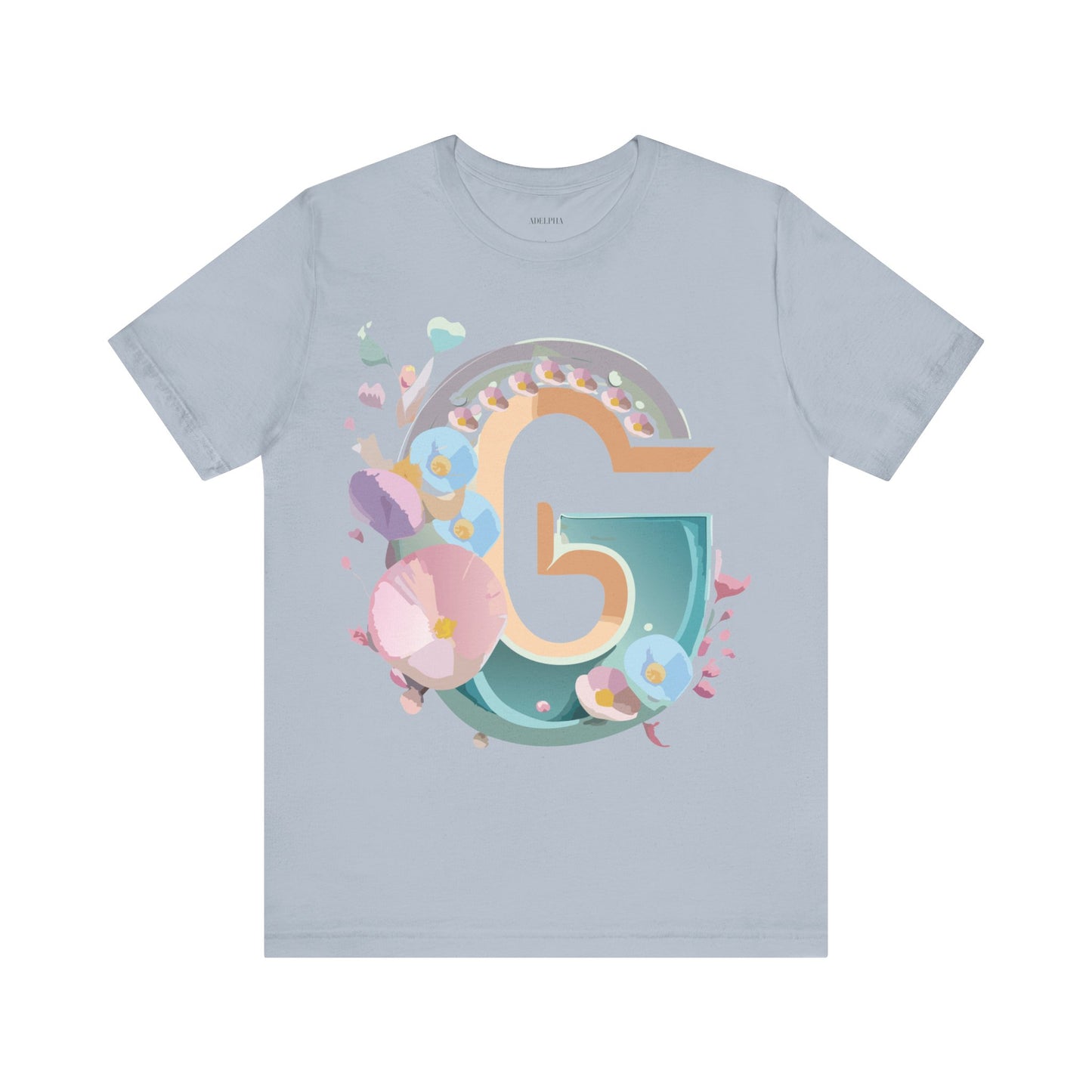 Natural Cotton Tee Shirt - Letters Collection - G Printify