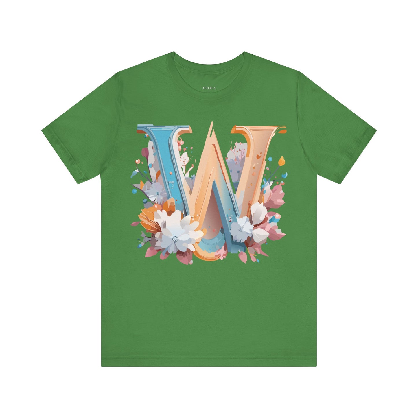 Natural Cotton Tee Shirt - Letters Collection - W Printify