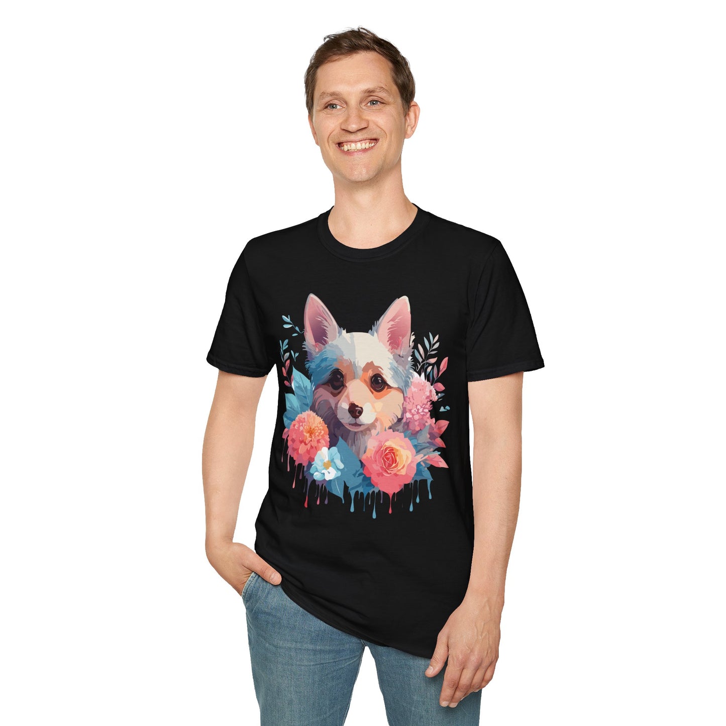 Dog Shirt, Shirt with Dog, Animal Tee, Shirt with Animals