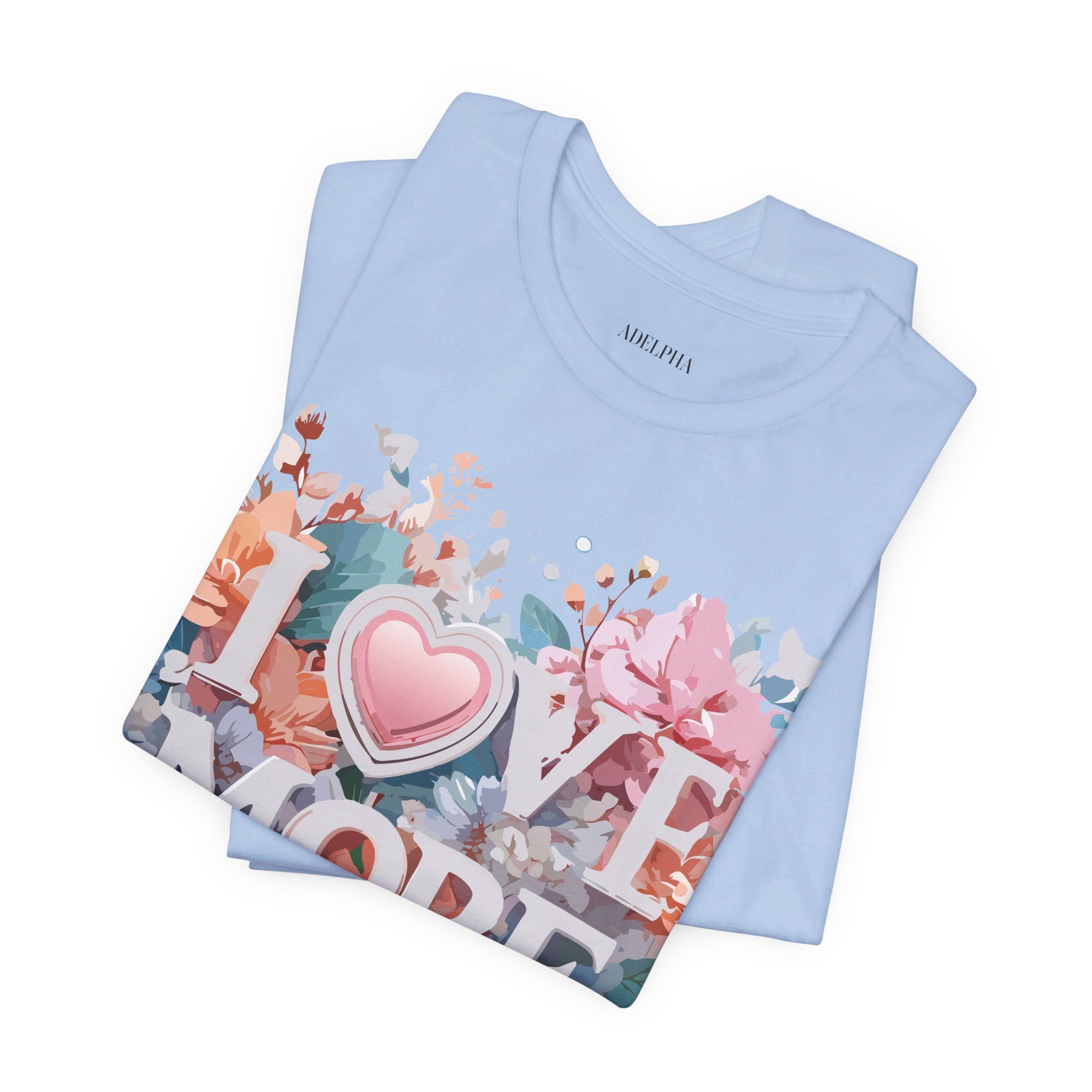 Natural Cotton Tee Shirt - Love story Collection Printify