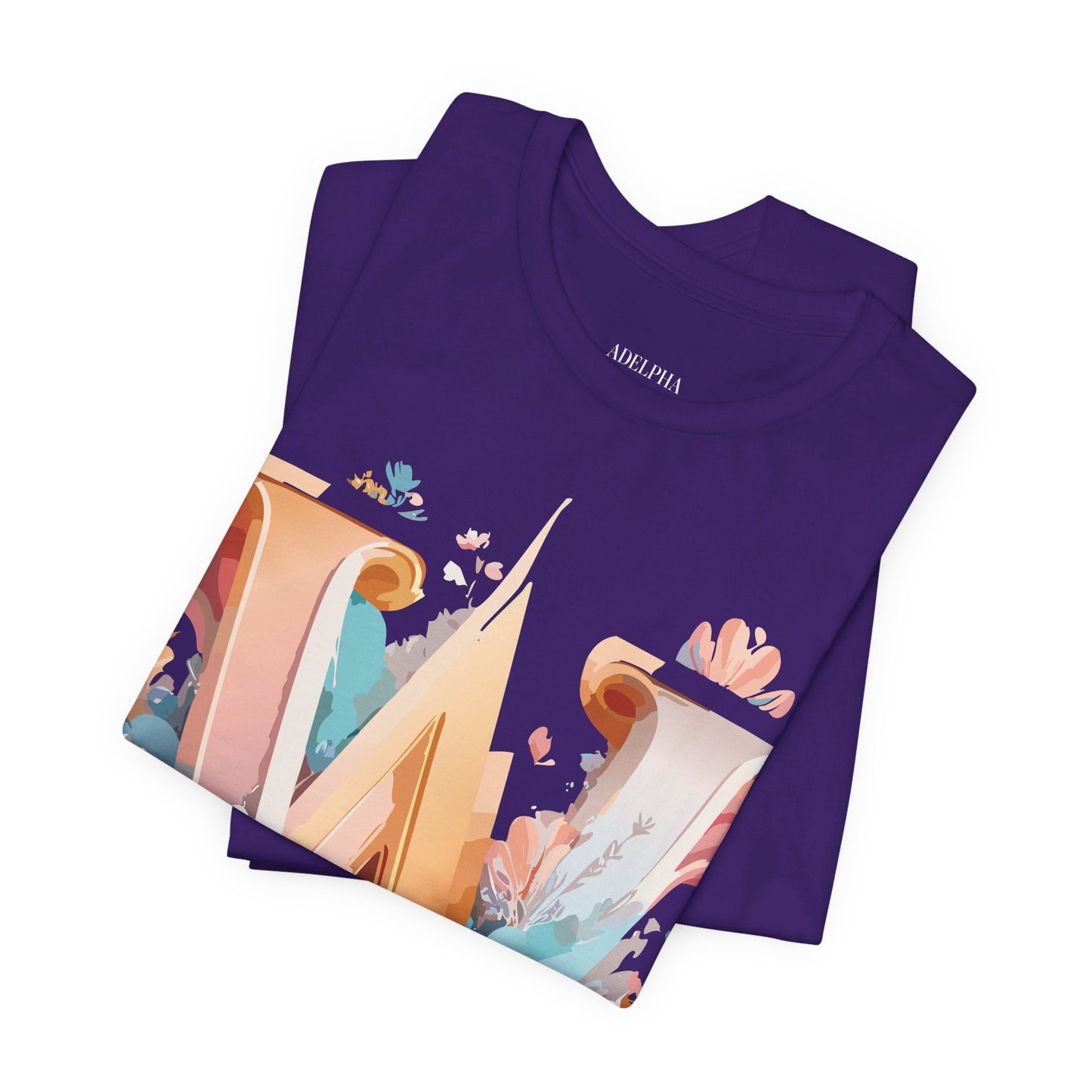 Natural Cotton Tee Shirt - Letters Collection - W Printify