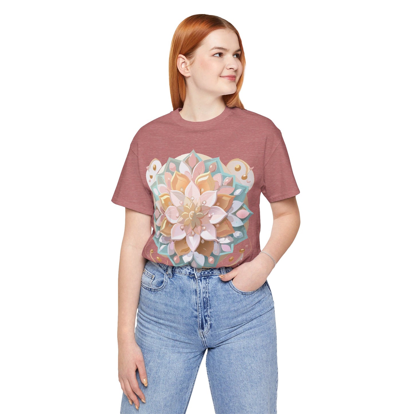 Natural Cotton Tee Shirt - Medallion Collection Printify