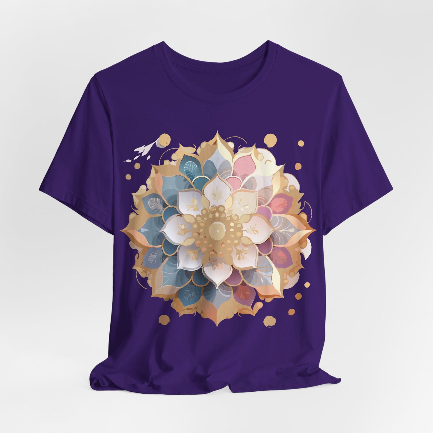 Natural Cotton Tee Shirt - Medallion Collection Printify
