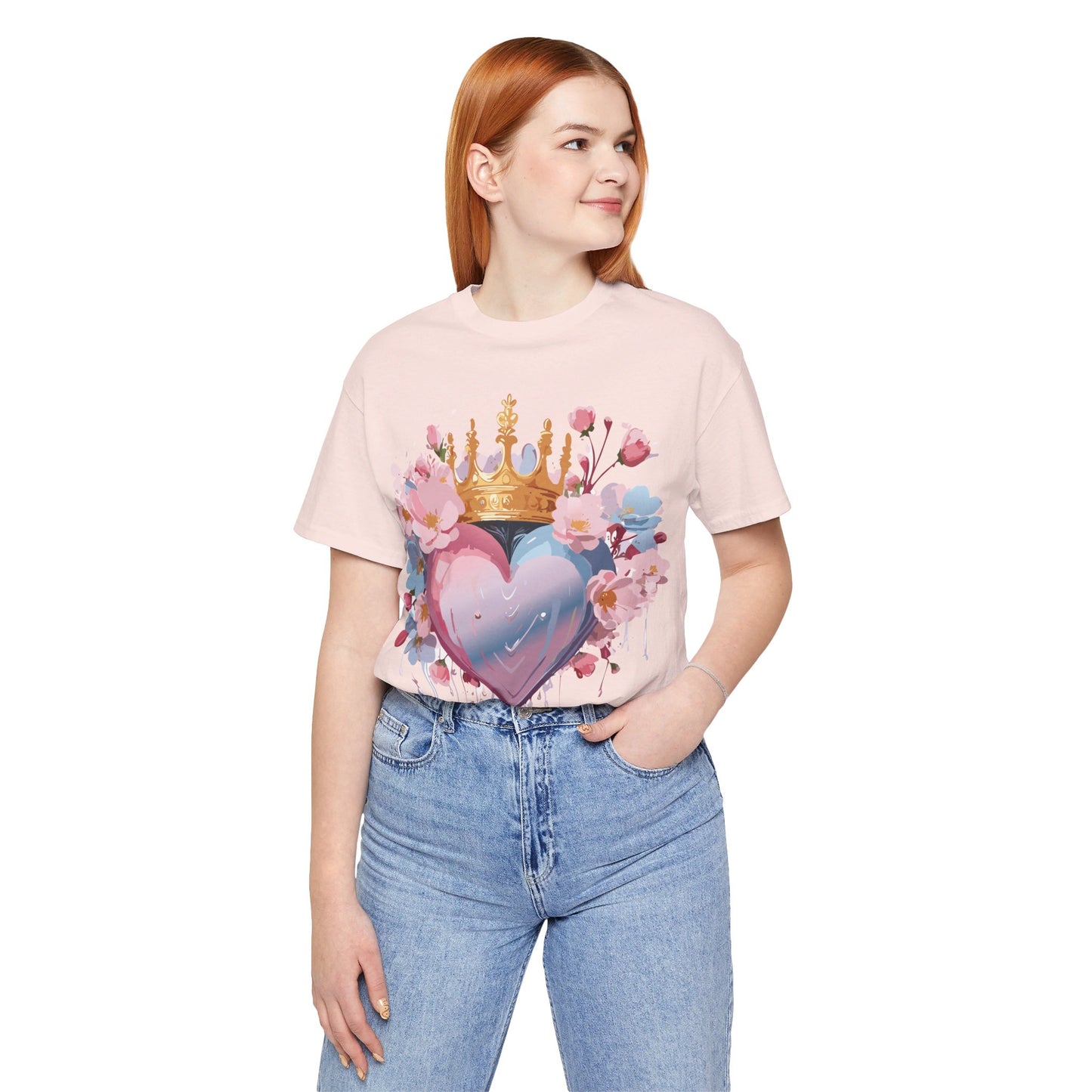 Natural Cotton Tee Shirt - Love story Collection Printify