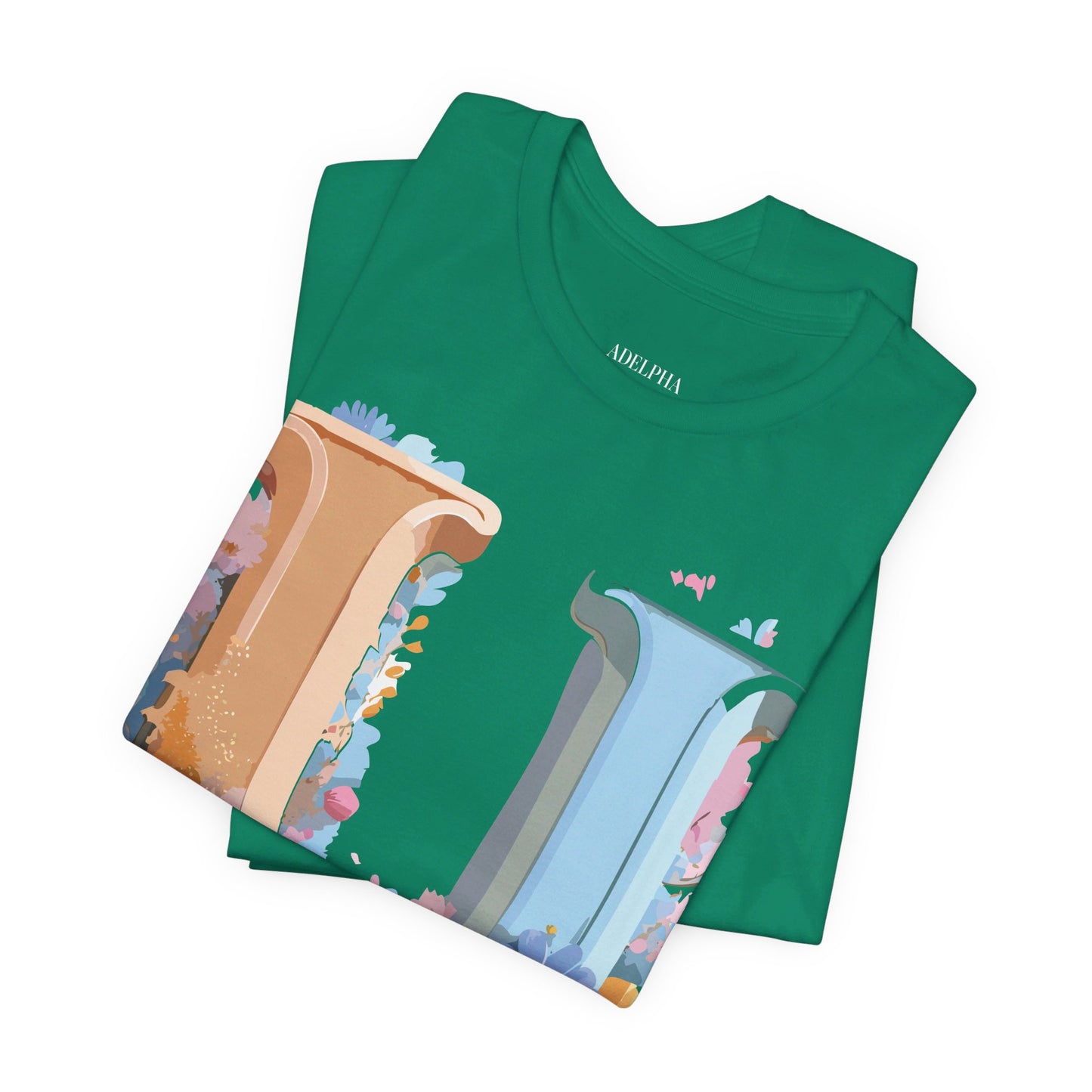 Natural Cotton Tee Shirt - Letters Collection - U Printify
